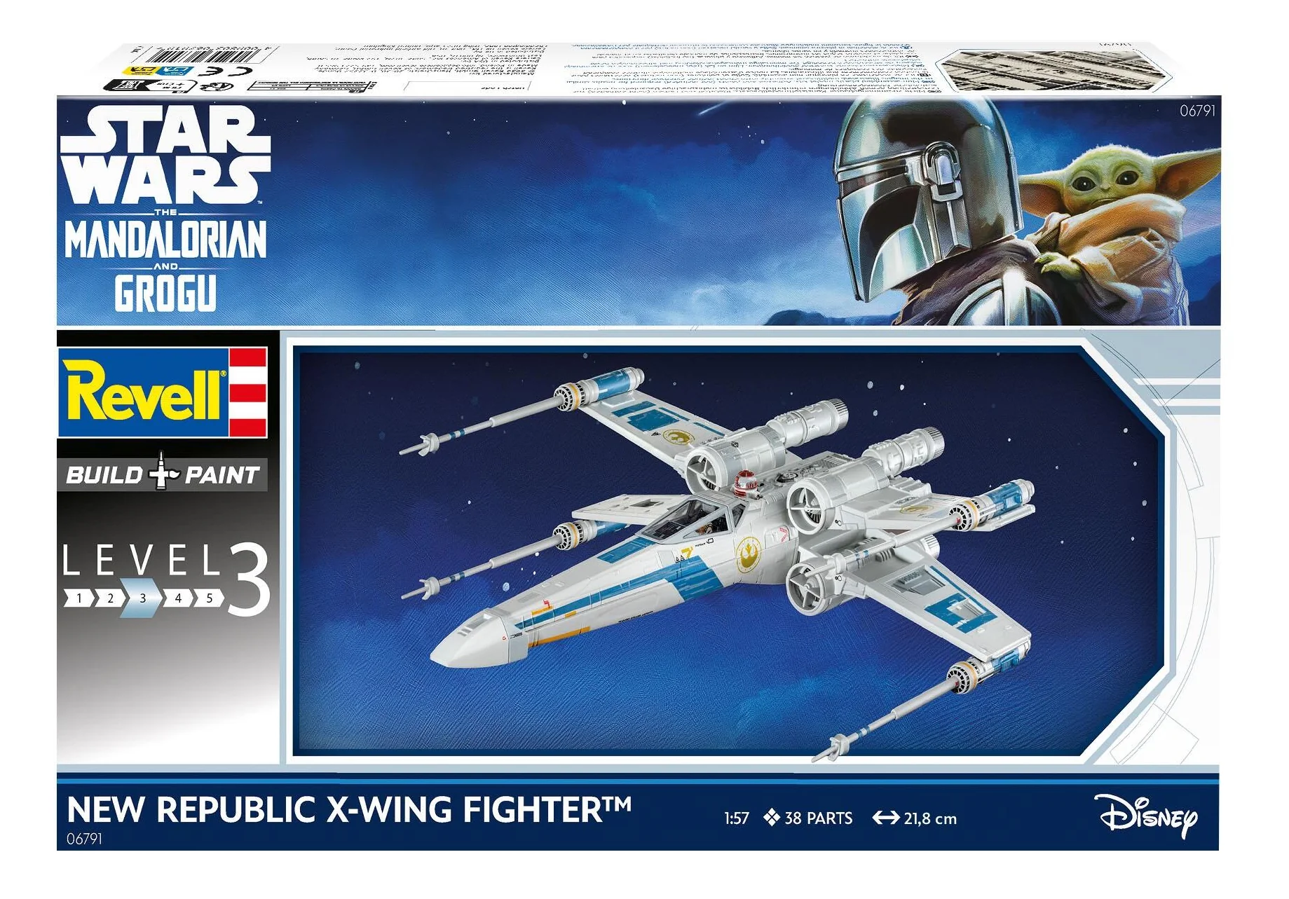 The Mandalorian: New Republic X-Wing Fighter Revell Model Kit - Image 7
