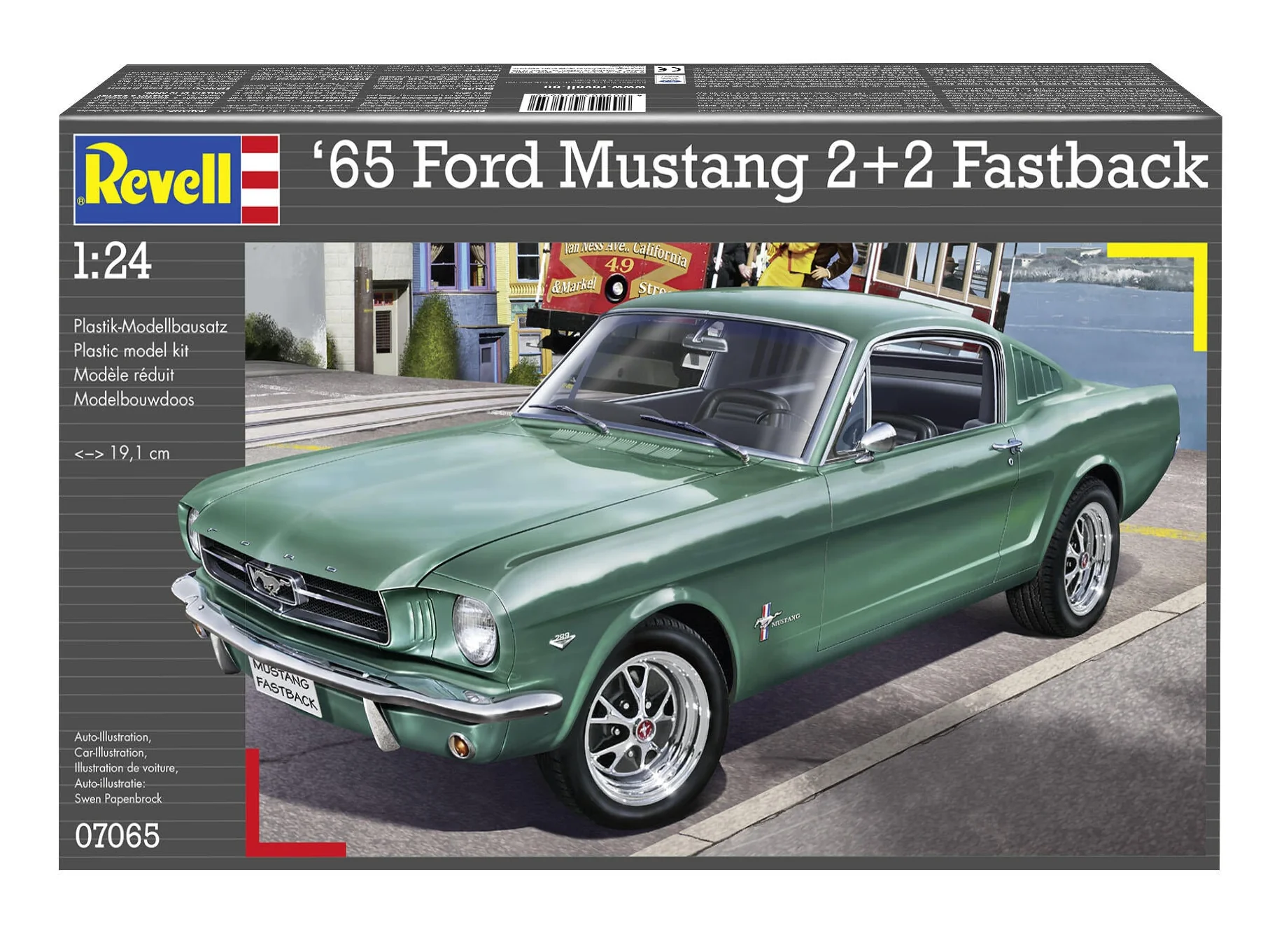 1965 Ford Mustang 2+2 Fastback Model Kit - Image 8