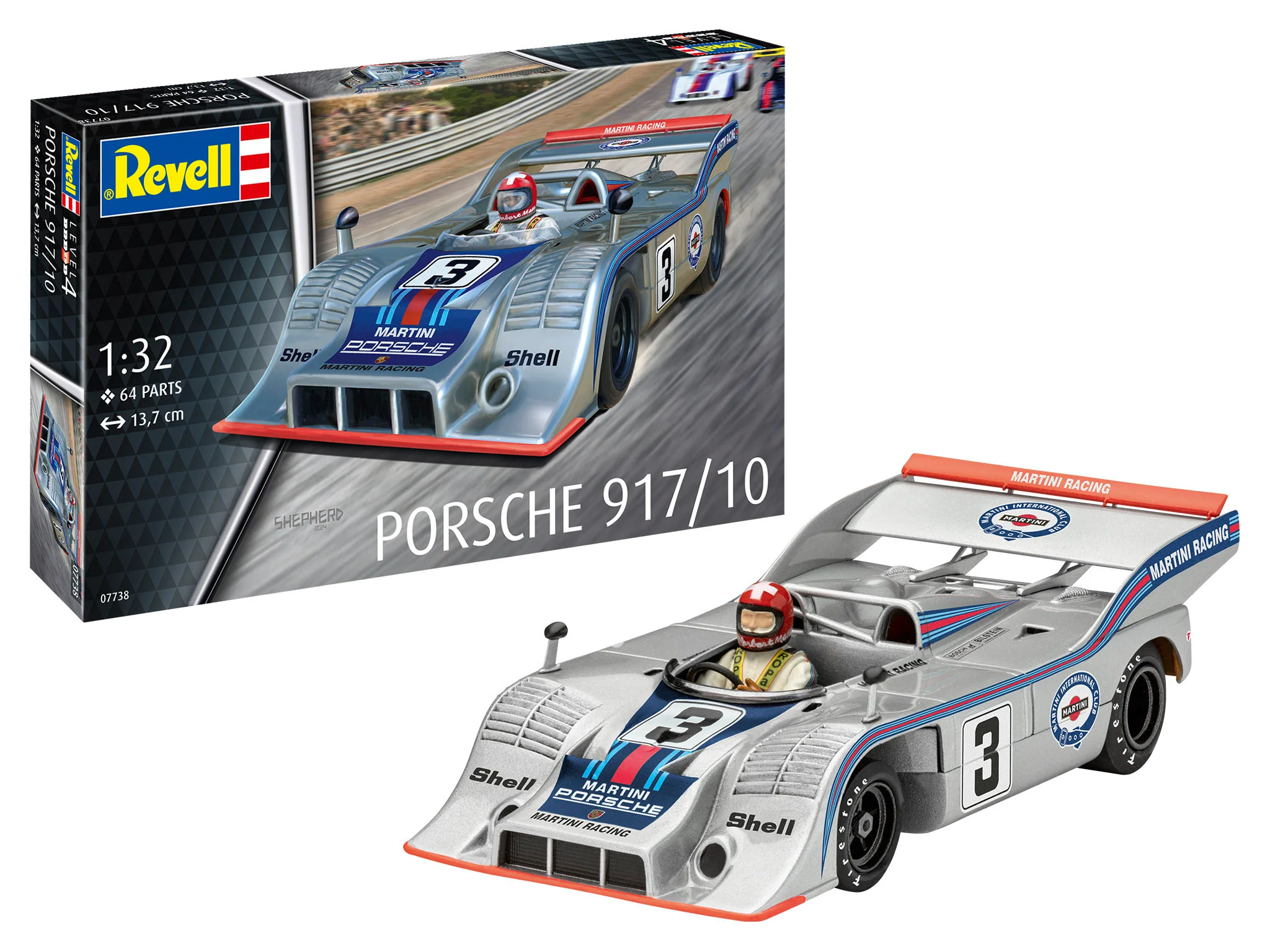 07738 Porsche 917 Model Kit - Image 2