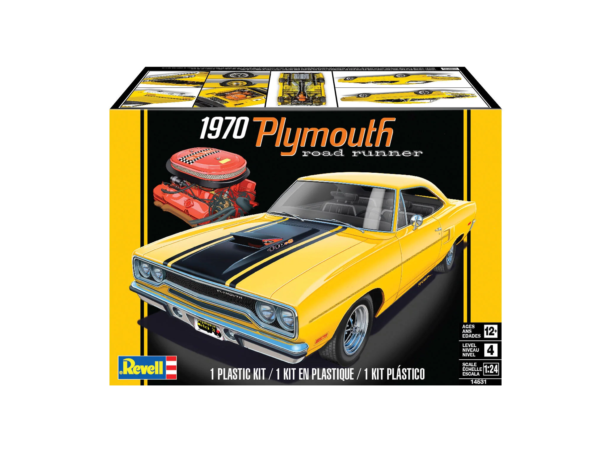 1970 Plymouth Road Runner Model Kit - Image 8