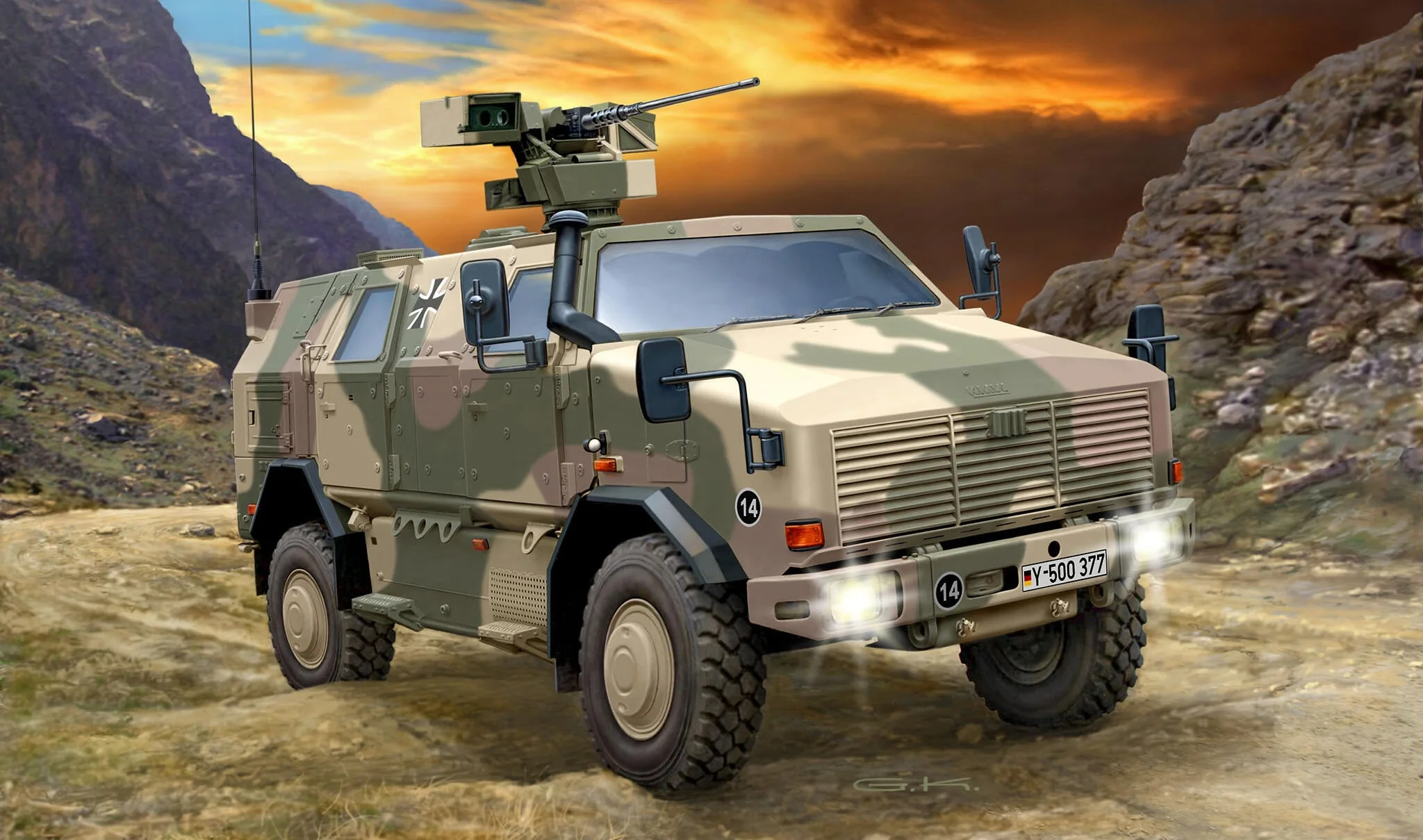 German Dingo 2 GE A3.3 PatSi Model Kit