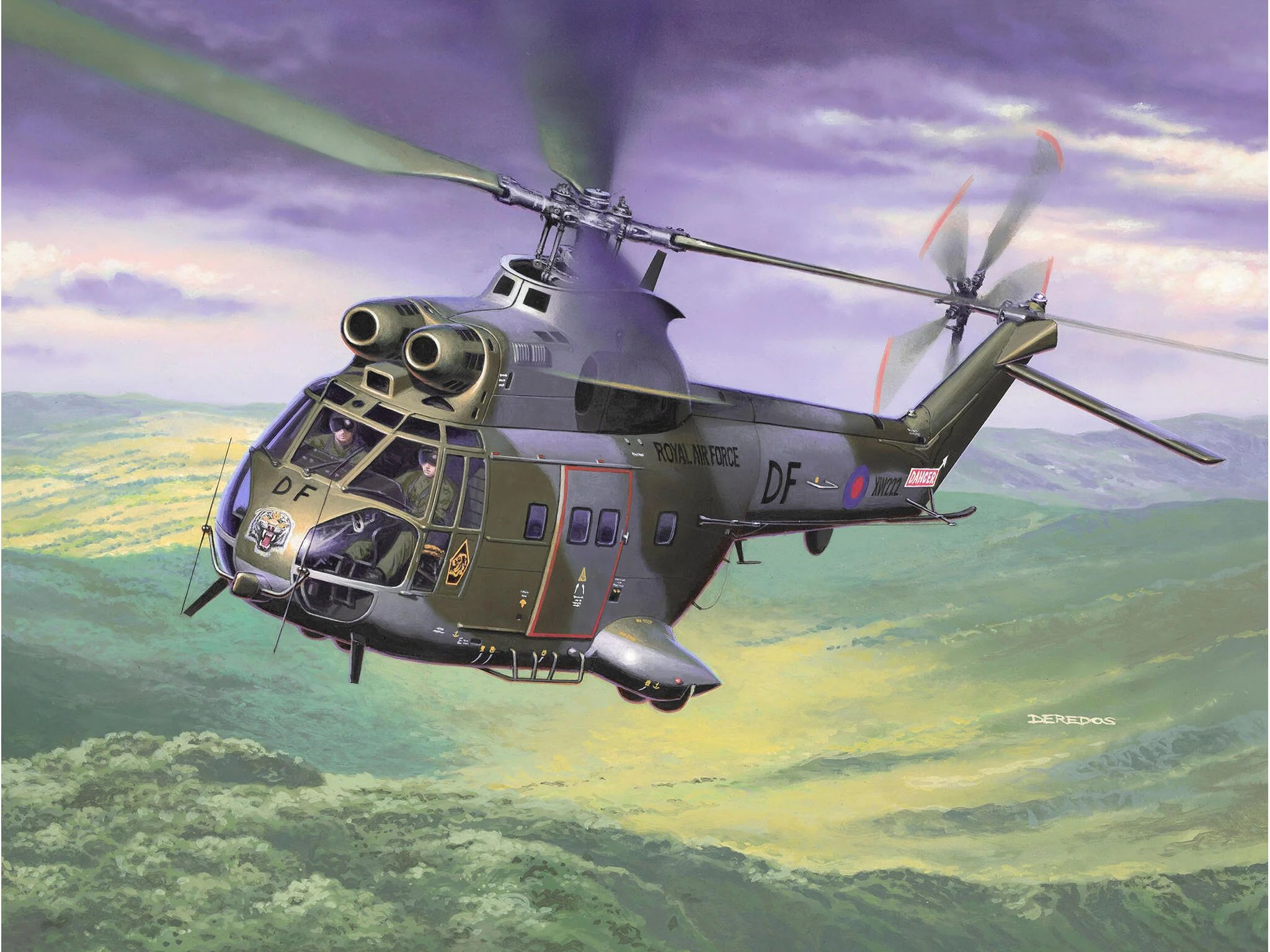 British Westland Puma HC.1 Model Kit