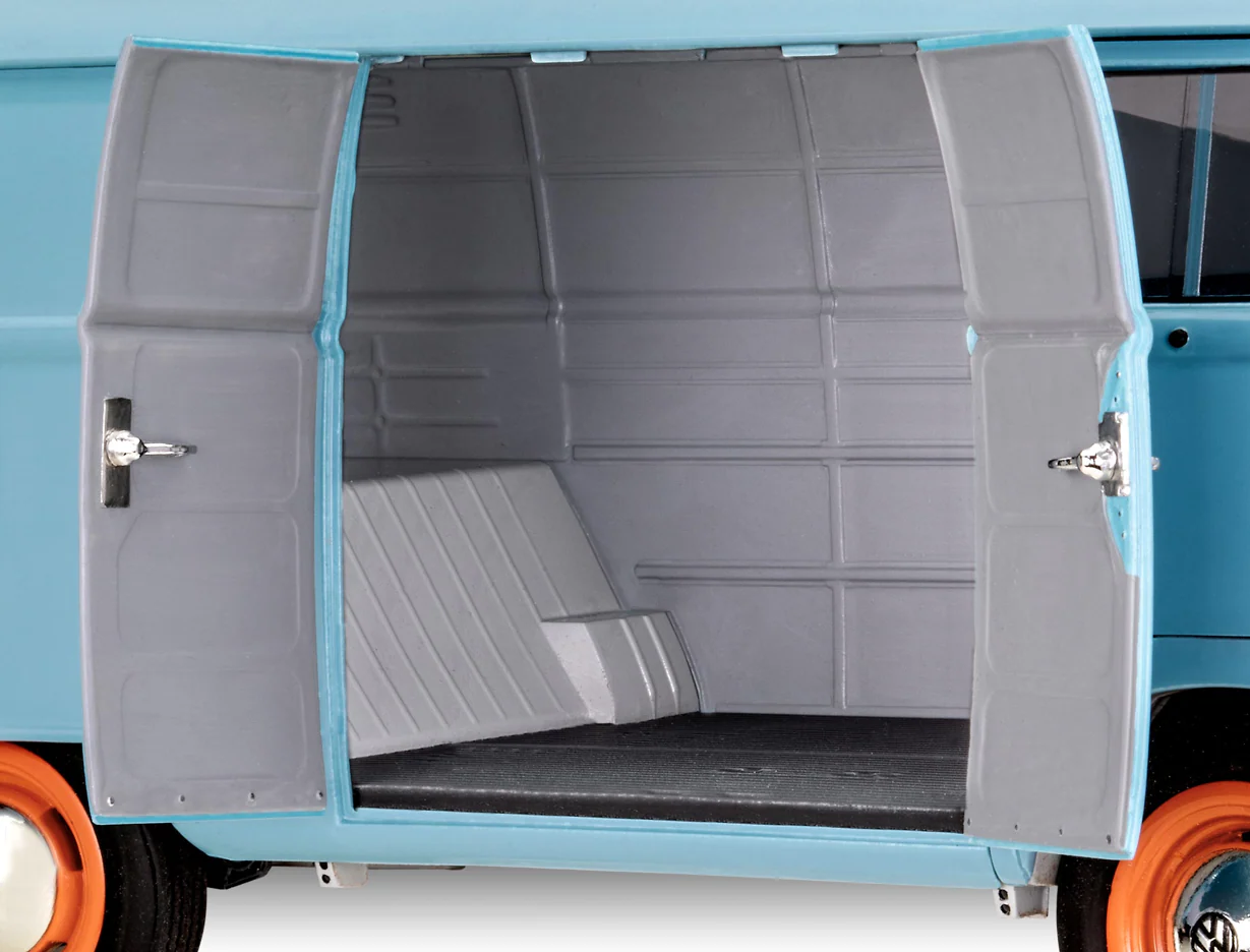 67726 Model Set VW T1 Panel Van (Gulf Decoration) Model Kit - Image 6