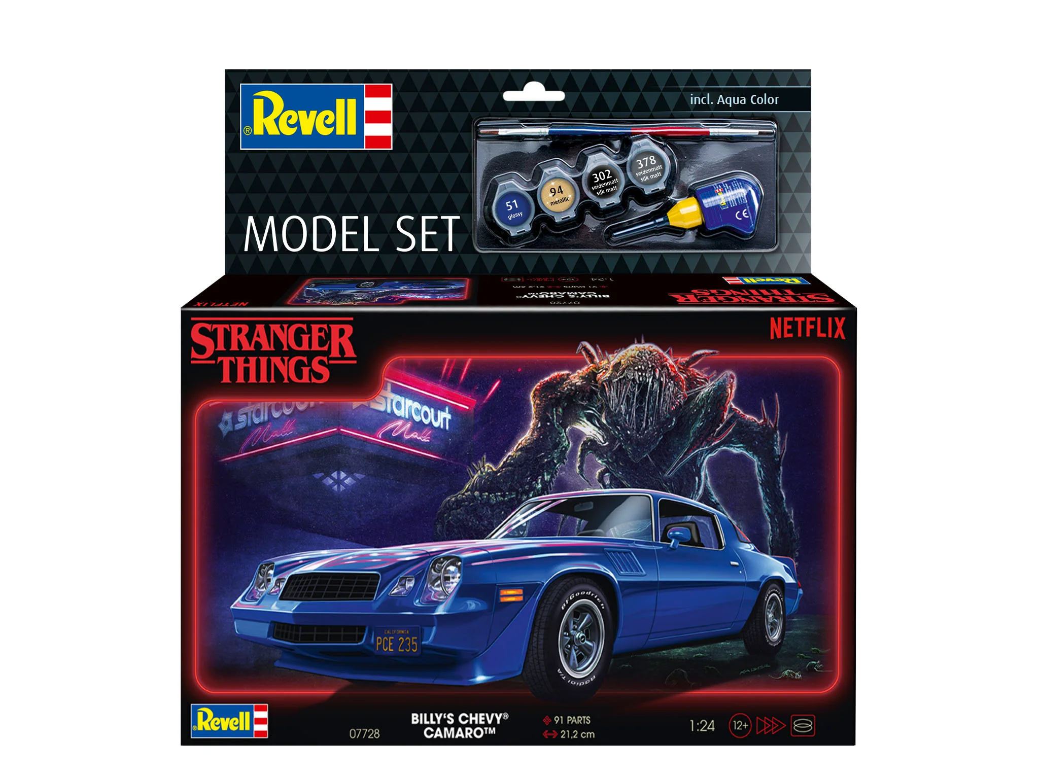67728 Model Set Chevy Camaro Z/28: Stranger Things Model Kit - Image 8