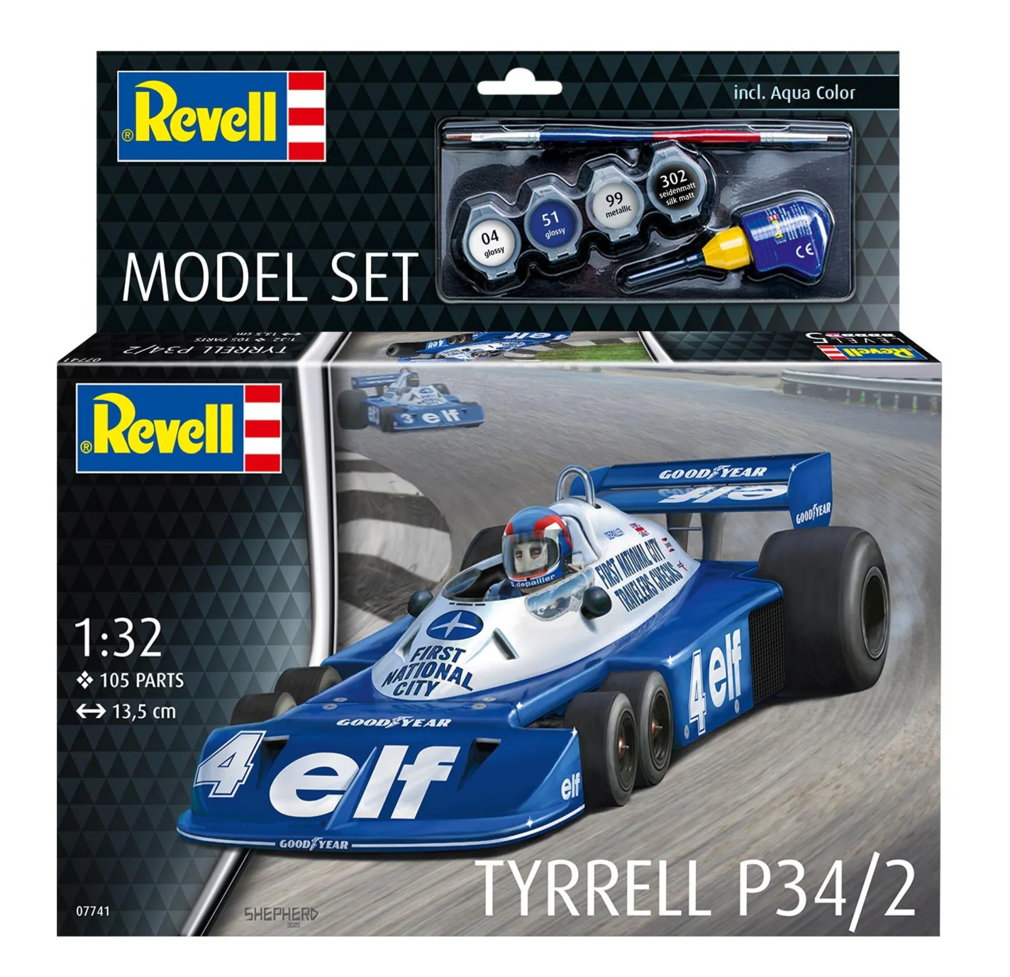 67741 Model Set Tyrrel P34-2 6-Wheeler Model Kit - Image 9