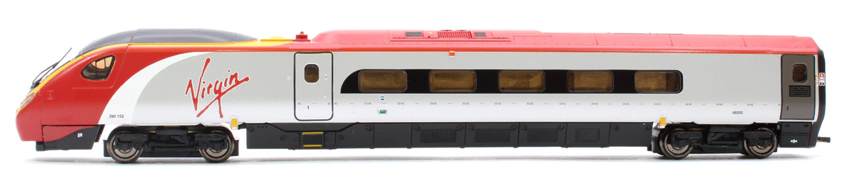 Class 390 152 "Virgin Knight" 11 Car Pendolino in Virgin original livery (grey doors) - Image 2