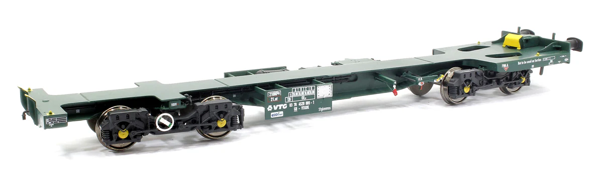 Ecofret FWA Container Flat Twin Set - VTG green (as used by Freightliner) - Image 5