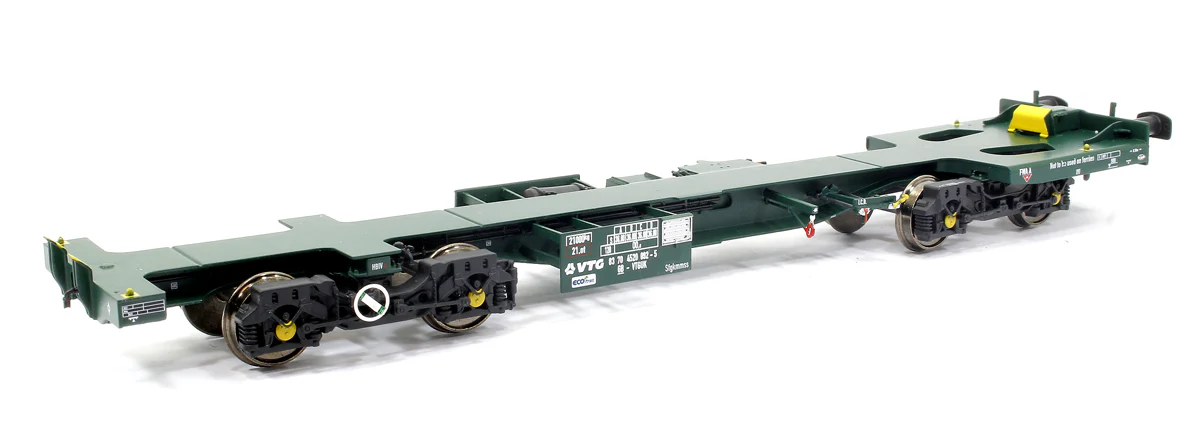 Ecofret FWA Container Flat Twin Set - VTG green (as used by Freightliner) - Image 3