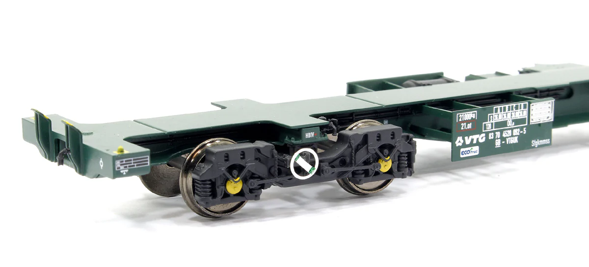 Ecofret FWA Container Flat Twin Set - VTG green (as used by Freightliner) - Image 4