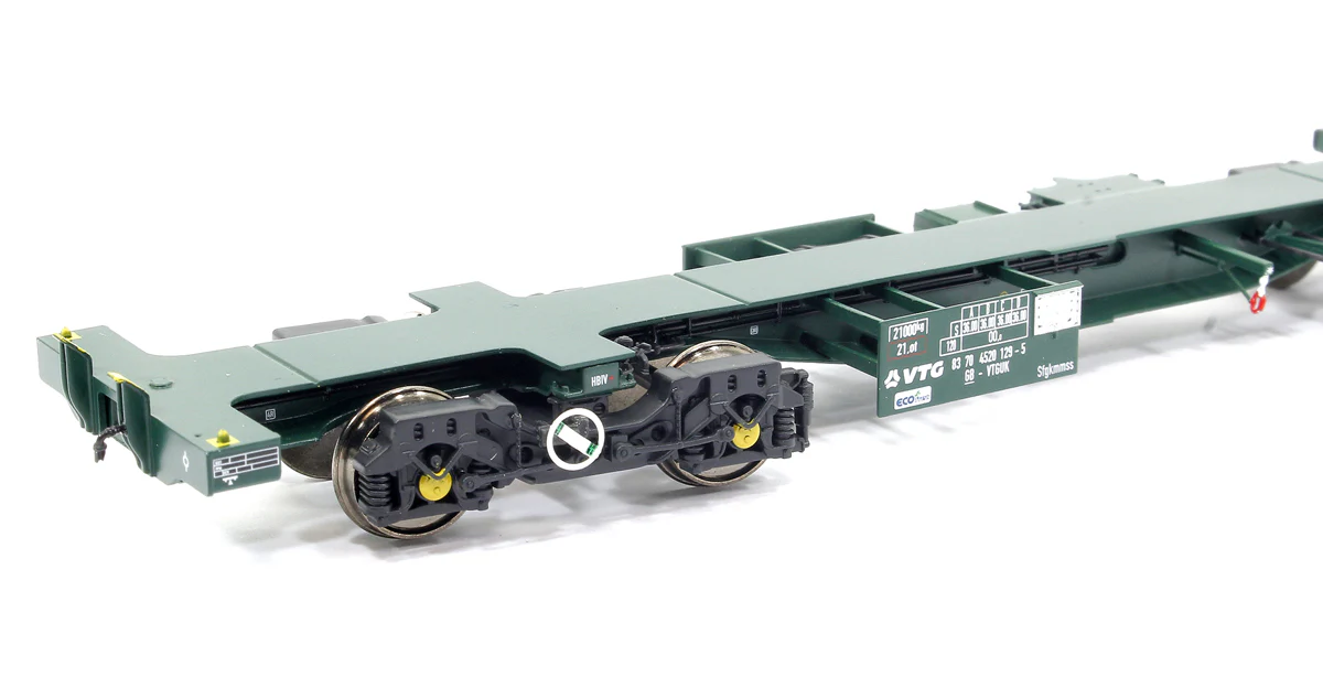 Ecofret FWA Container Flat Twin Set - VTG green (as used by Freightliner) - Image 6