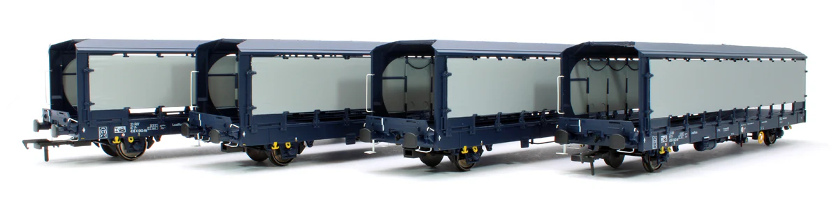 IPA Car Carriers Groupe CAT blue - Covered - (Four Pack) - Image 2