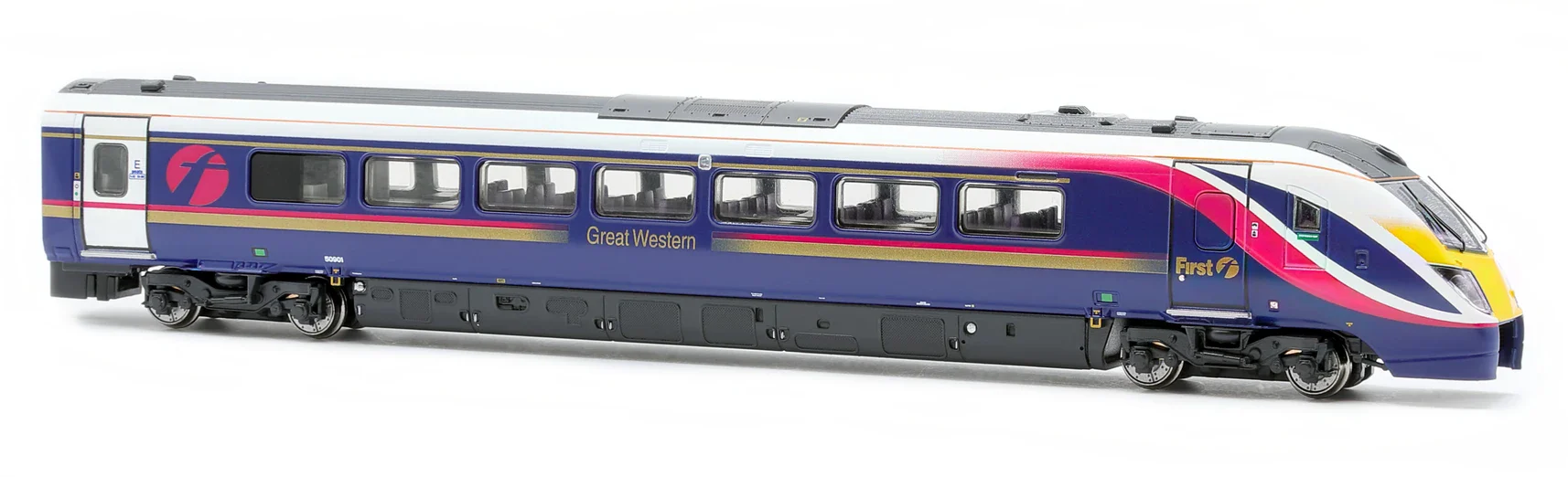 RT-N-180-FGB-601A-DCC Class 180 - First Great Western 'Barbie' livery (N/2mm) 5-car DMU - DCC Sound - Image 2