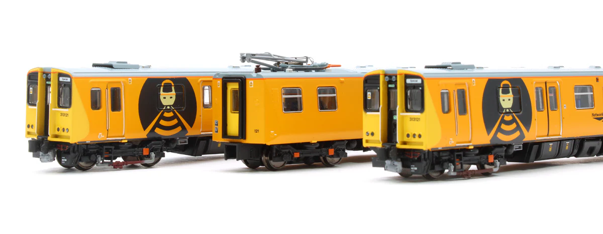 RT-N-313-351 Class 313121 Network Rail Yellow 3 Car Set - Image 12
