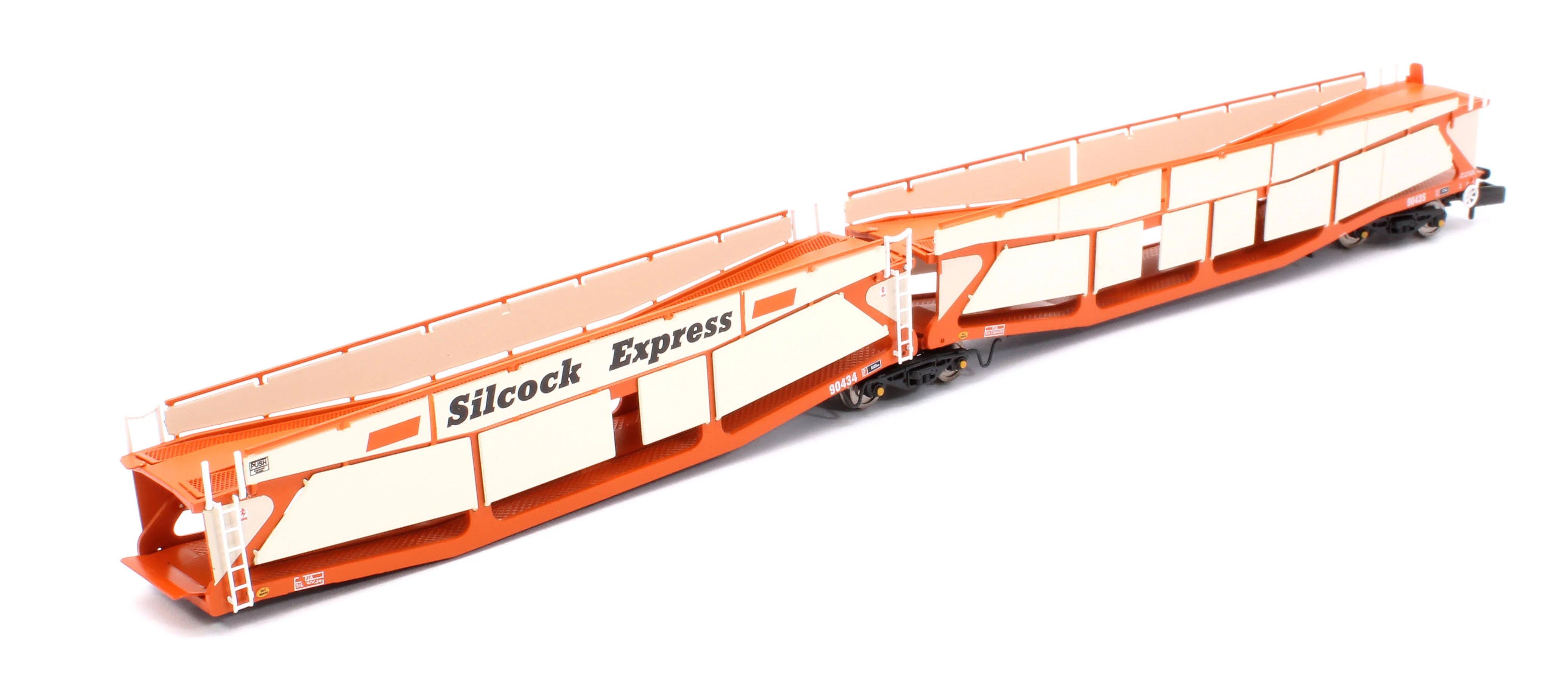 Quad Set Cartic-4 Car Carrier - Silcock Express Livery with Side Screens (Set A) - Image 5