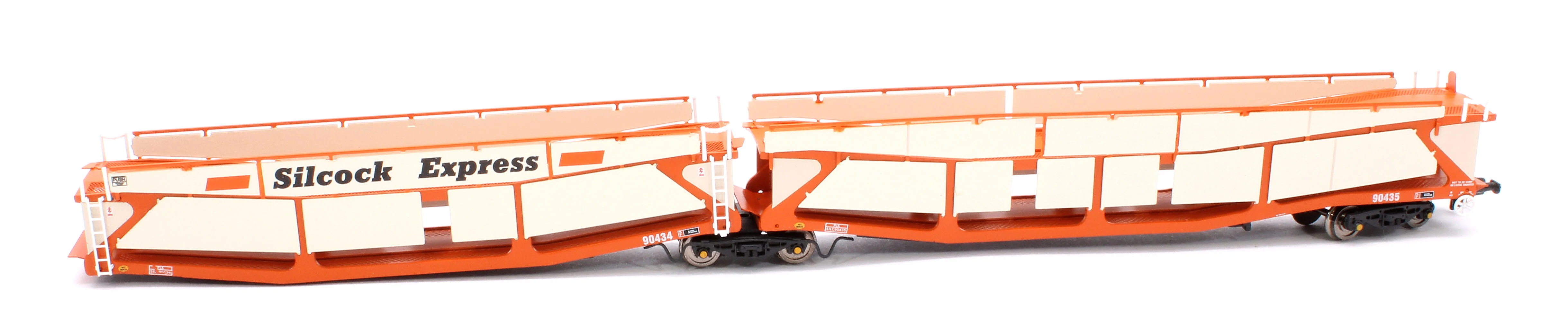 Quad Set Cartic-4 Car Carrier - Silcock Express Livery with Side Screens (Set A) - Image 6