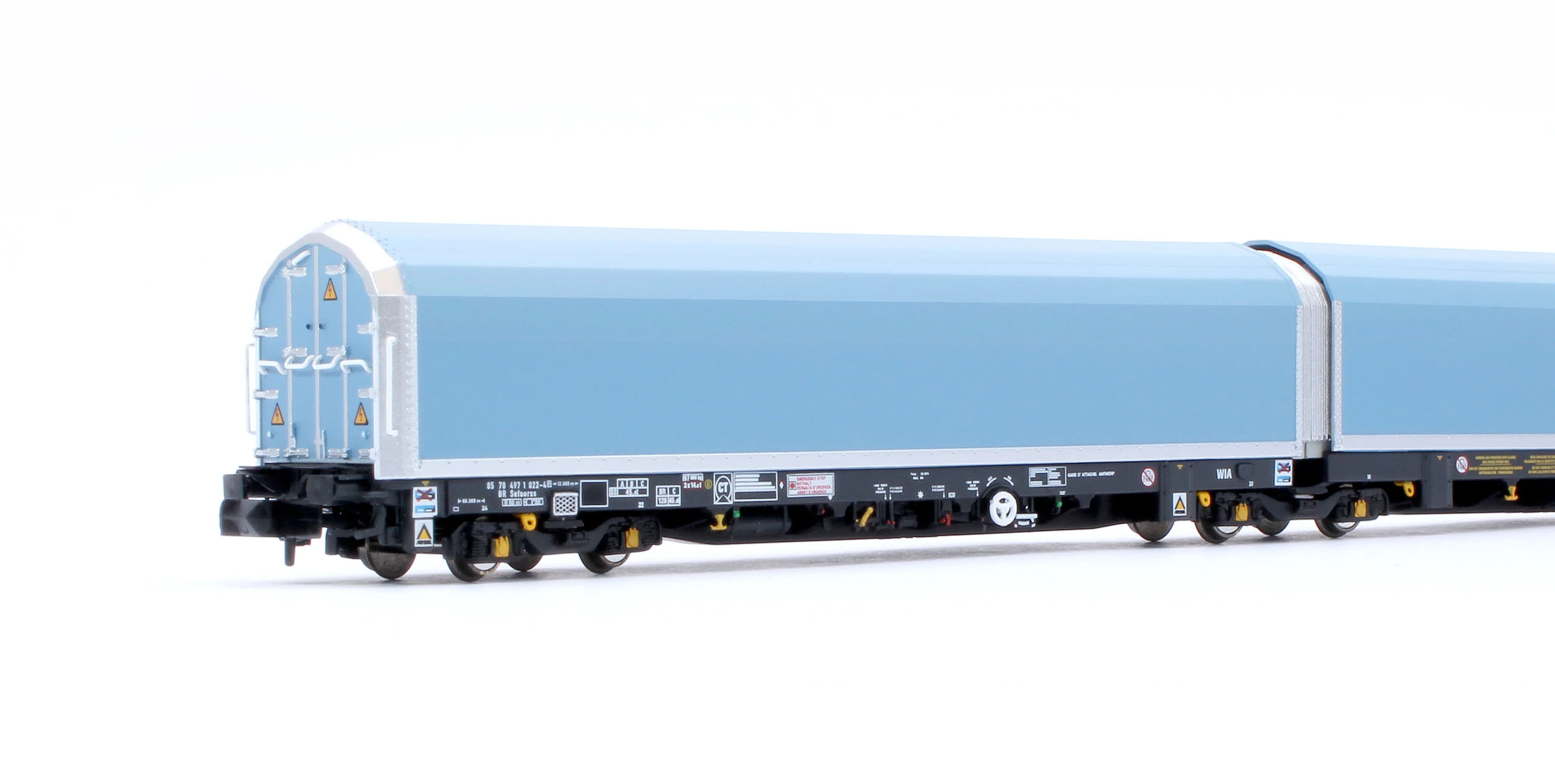 RT-N-WIA-201B N/2mm 5-car Arbel WIA car carrier with RfD squadron branding. Wagon number 85 70 4971 022-4 - Image 8