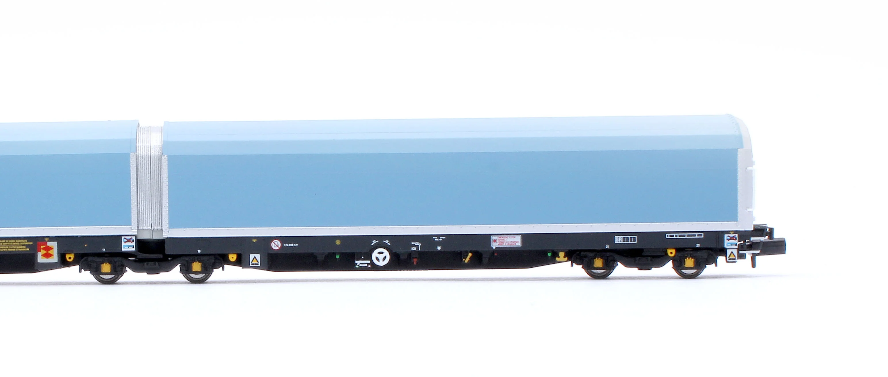 RT-N-WIA-201B N/2mm 5-car Arbel WIA car carrier with RfD squadron branding. Wagon number 85 70 4971 022-4 - Image 9