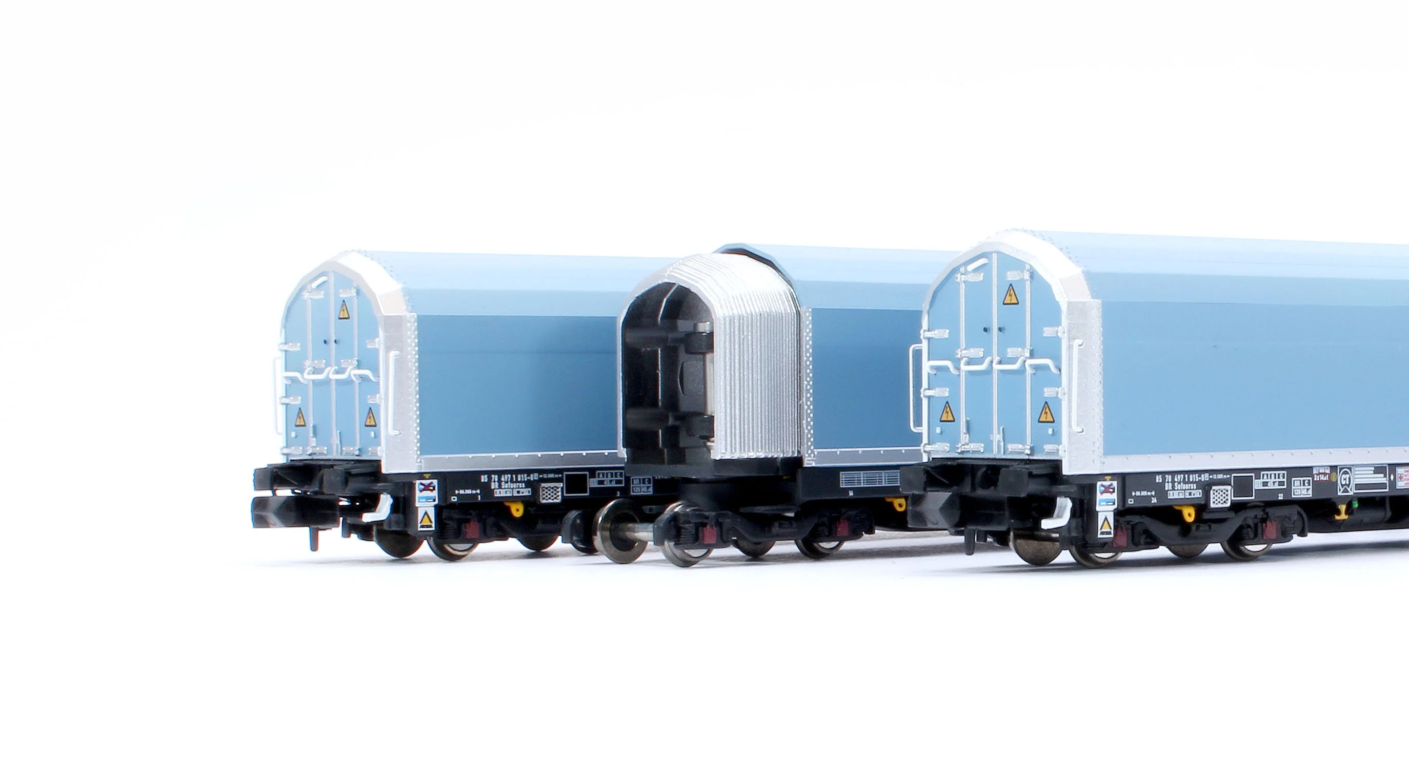 N/2mm 5-car Arbel WIA car carrier with DB Schenker branding. Wagon number 85 70 4971 015-8 - Image 10