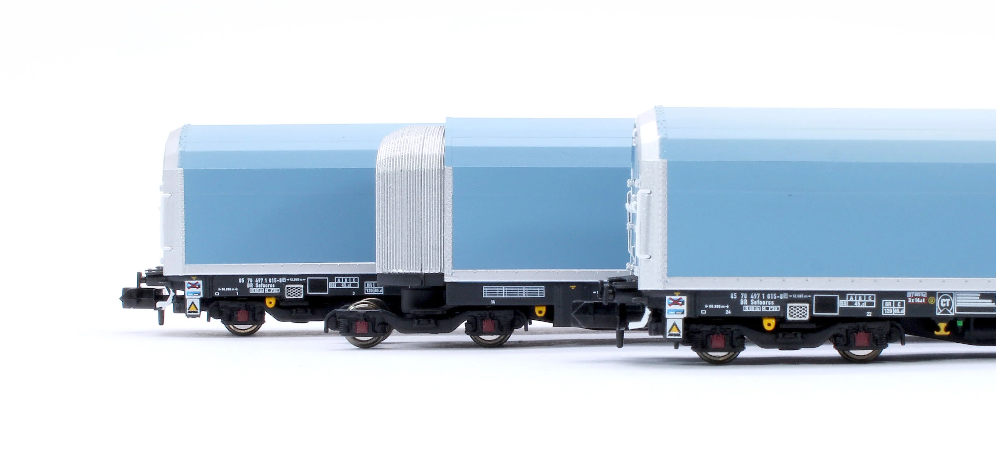N/2mm 5-car Arbel WIA car carrier with DB Schenker branding. Wagon number 85 70 4971 015-8 - Image 11