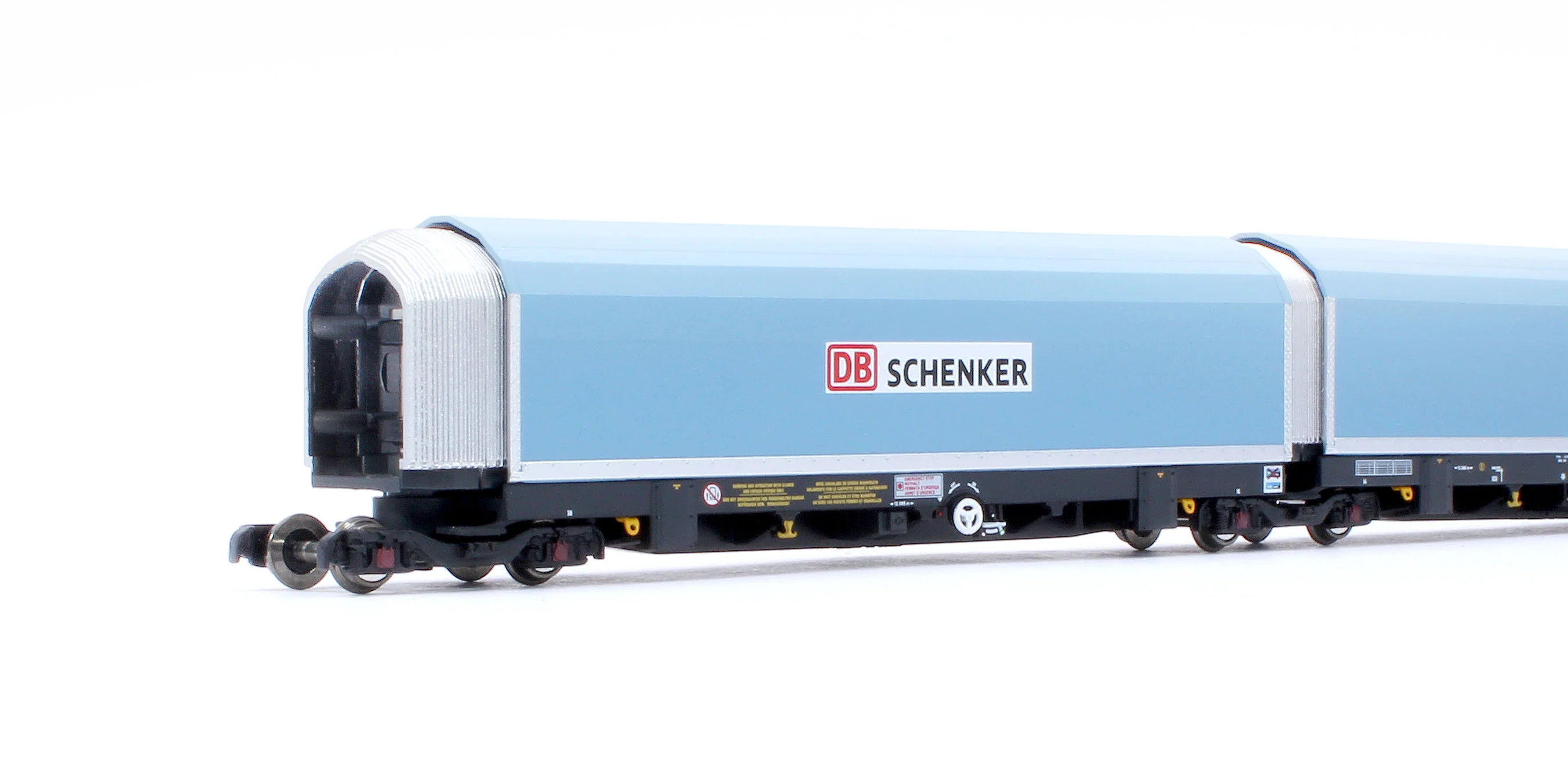 N/2mm 5-car Arbel WIA car carrier with DB Schenker branding. Wagon number 85 70 4971 015-8 - Image 6