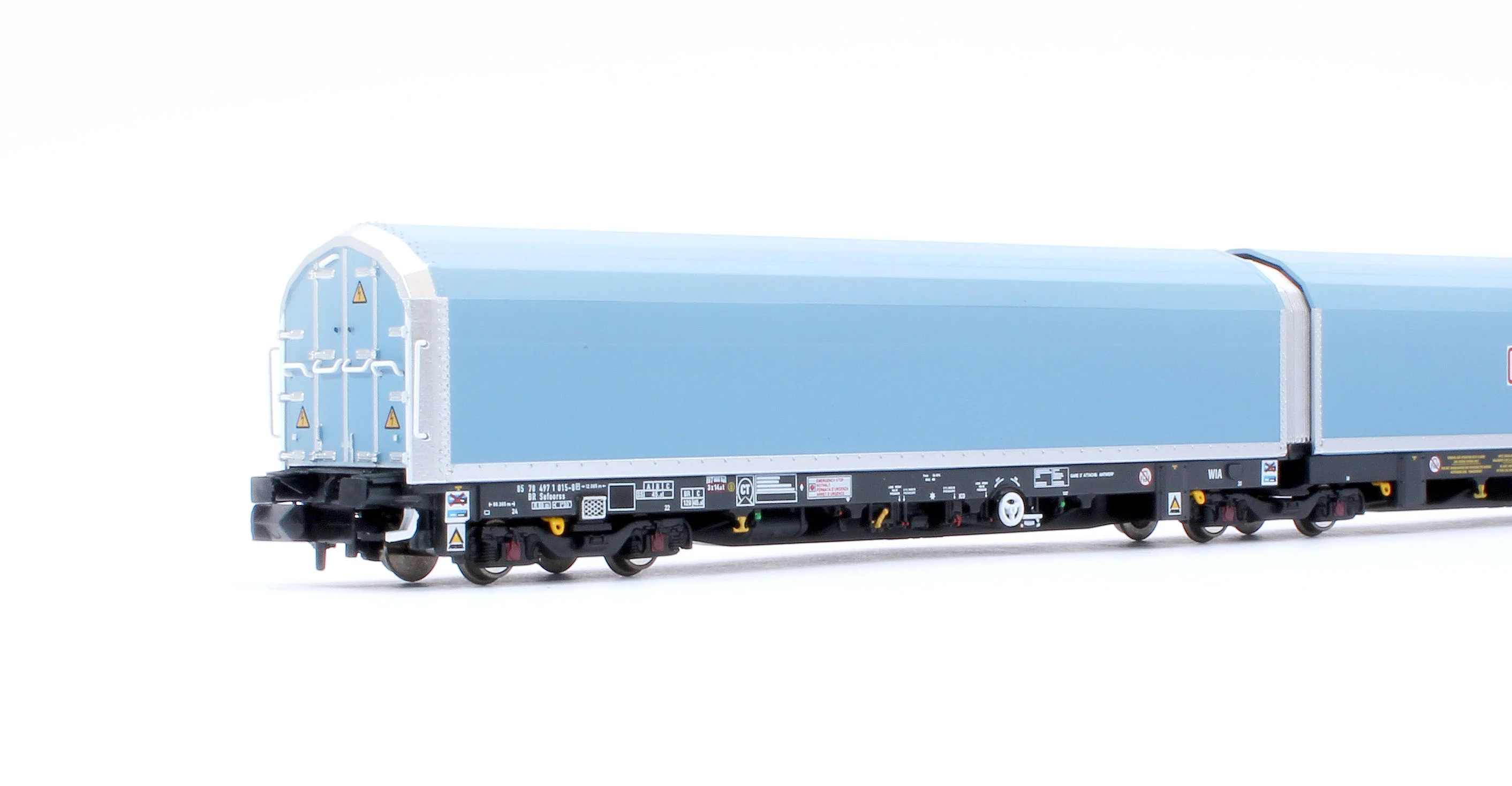 N/2mm 5-car Arbel WIA car carrier with DB Schenker branding. Wagon number 85 70 4971 015-8 - Image 8