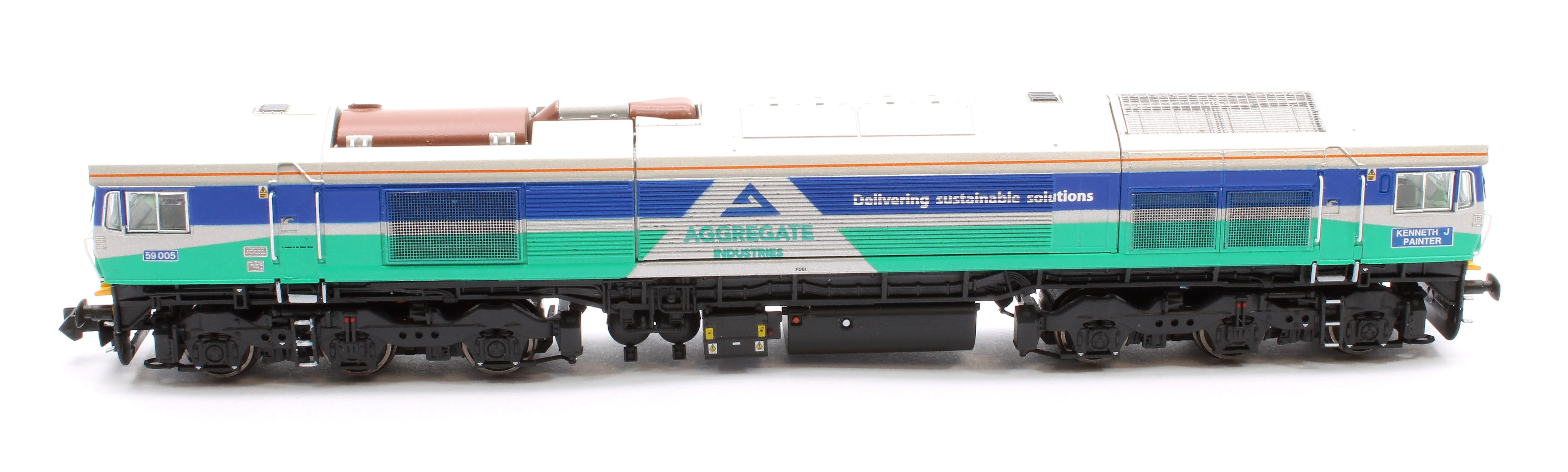 Pre-Owned RT-N59-AI-005DC Class 59 59005 Aggregate Industries  Kenneth J Painter Diesel Locomotive - Image 10