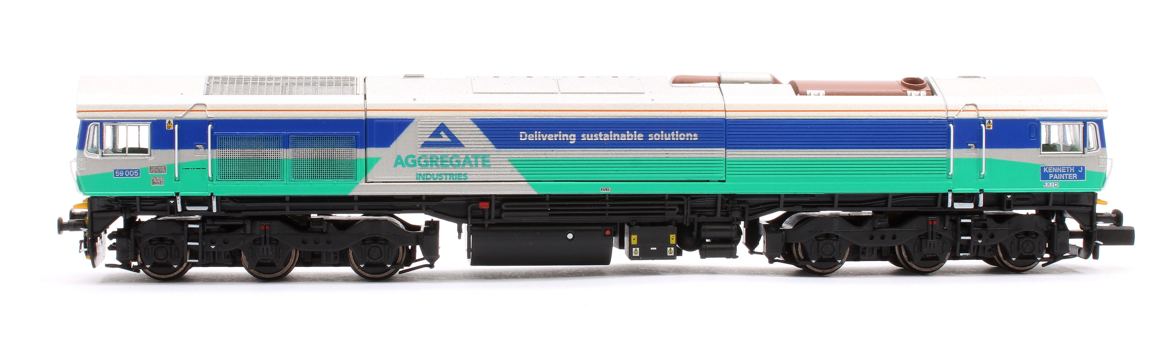Pre-Owned RT-N59-AI-005DC Class 59 59005 Aggregate Industries  Kenneth J Painter Diesel Locomotive - Image 5