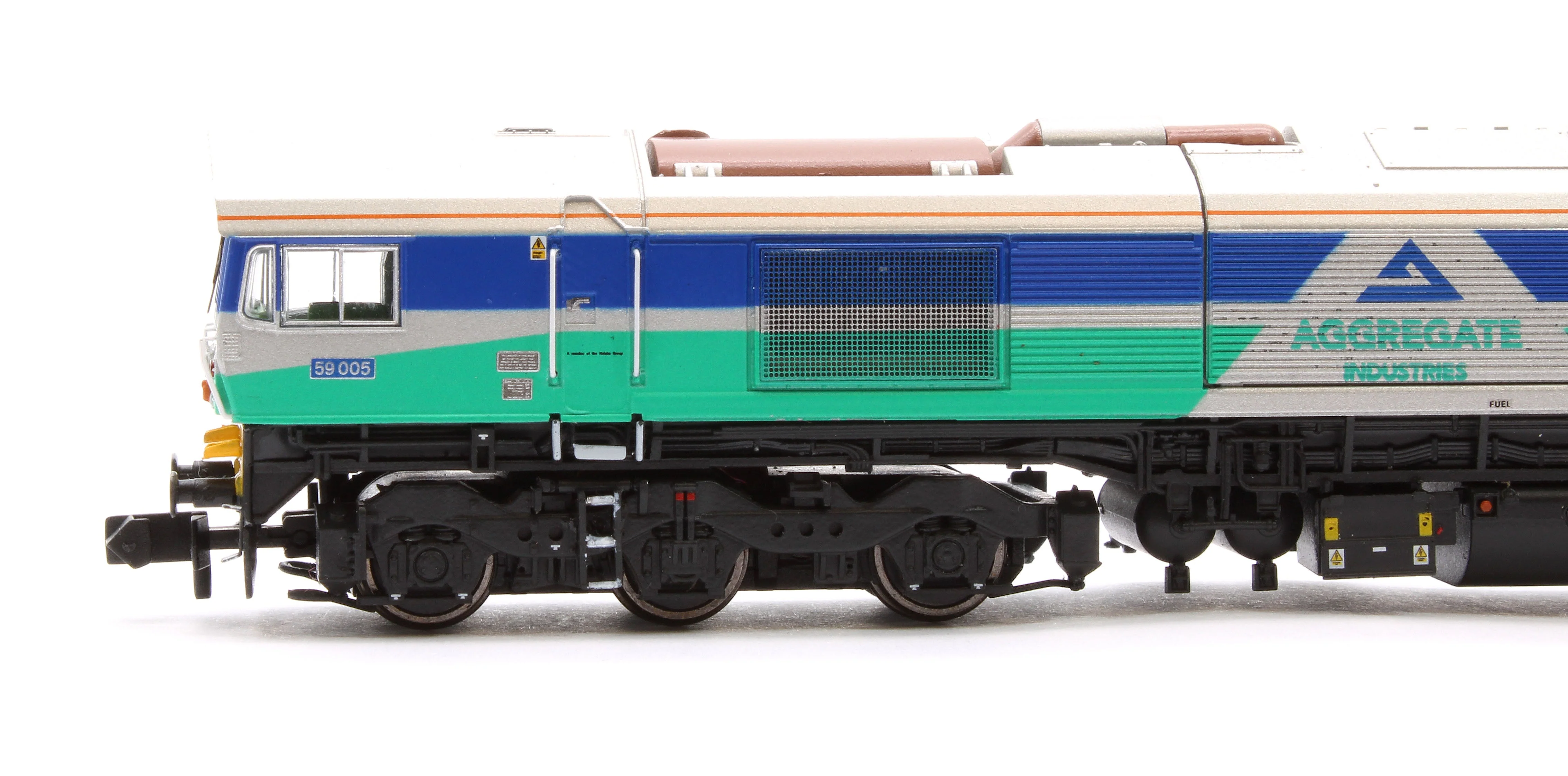 Pre-Owned RT-N59-AI-005DC Class 59 59005 Aggregate Industries  Kenneth J Painter Diesel Locomotive - Image 6