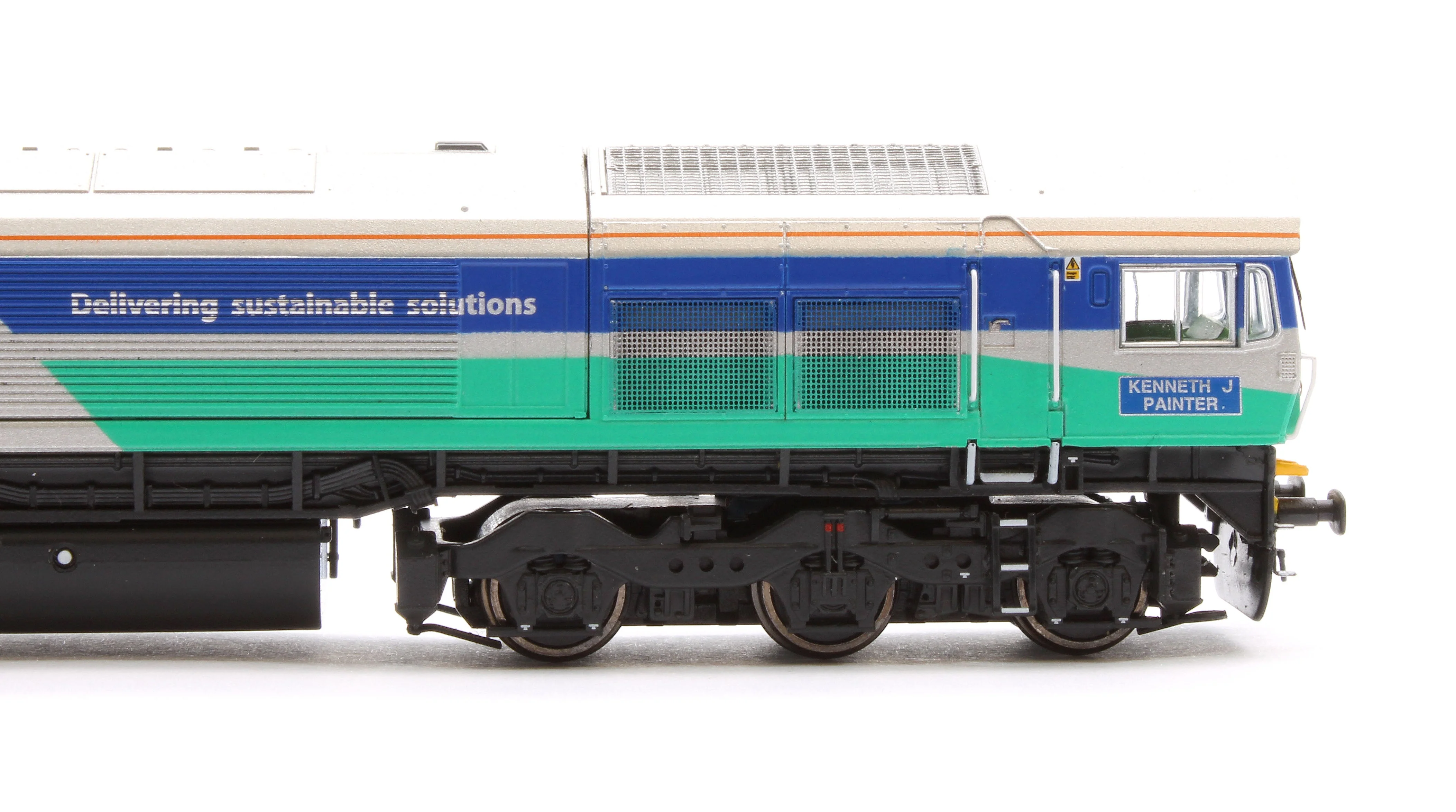 Pre-Owned RT-N59-AI-005DC Class 59 59005 Aggregate Industries  Kenneth J Painter Diesel Locomotive - Image 7