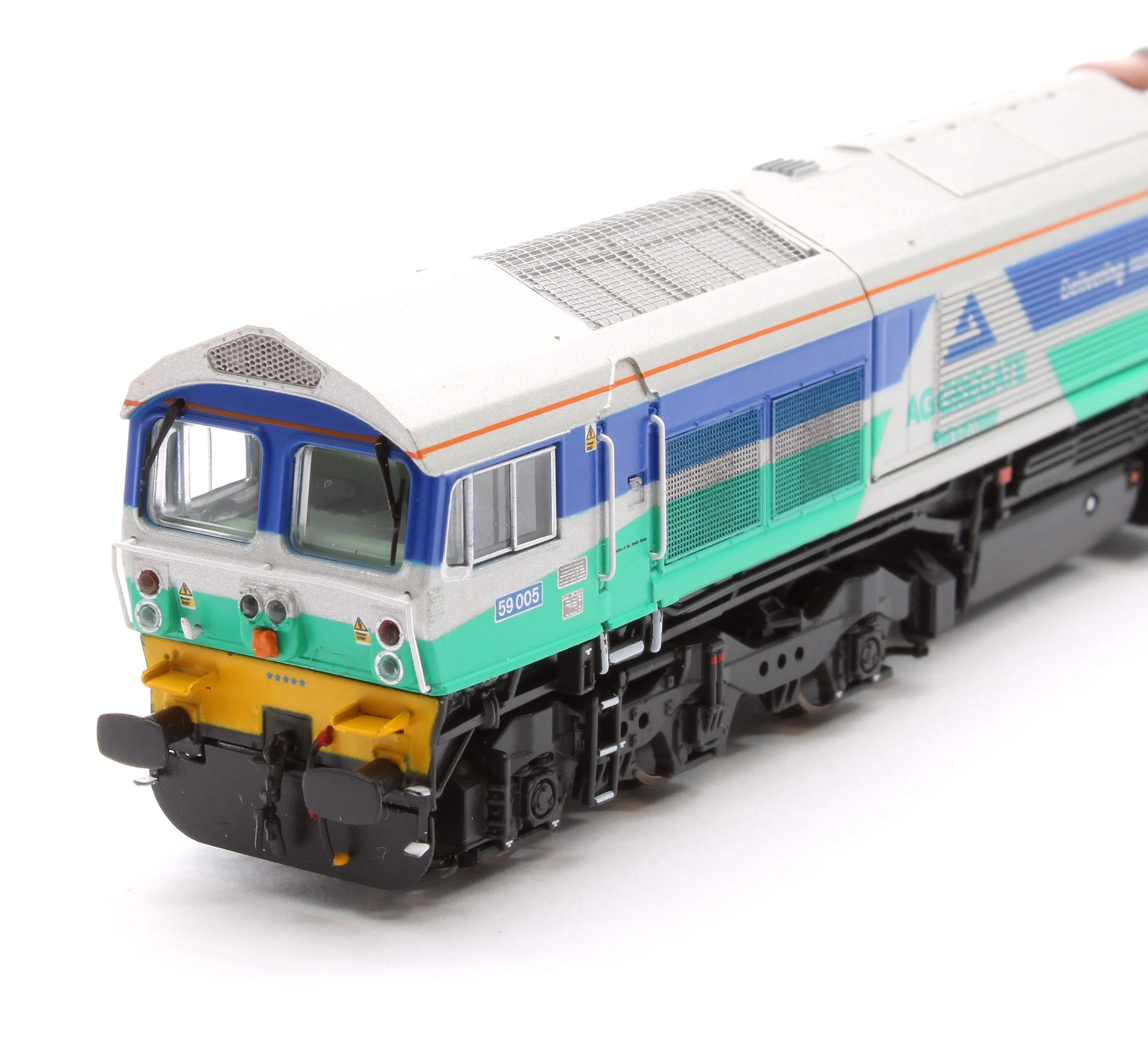 Pre-Owned RT-N59-AI-005DC Class 59 59005 Aggregate Industries  Kenneth J Painter Diesel Locomotive - Image 8