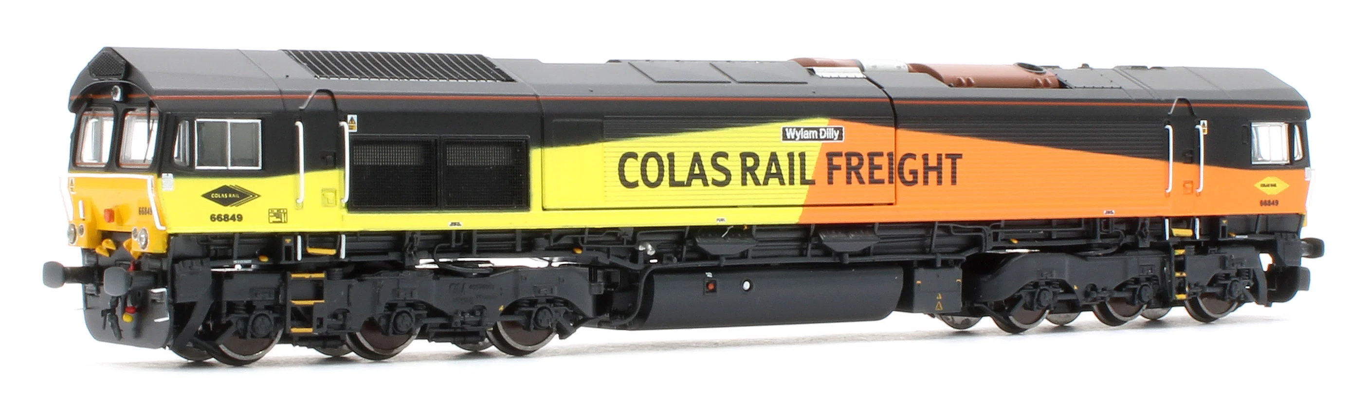 RT-N66-CO-849 Class 66 66849 'Wylam Dilly' Colas Diamond Logo Diesel Locomotive