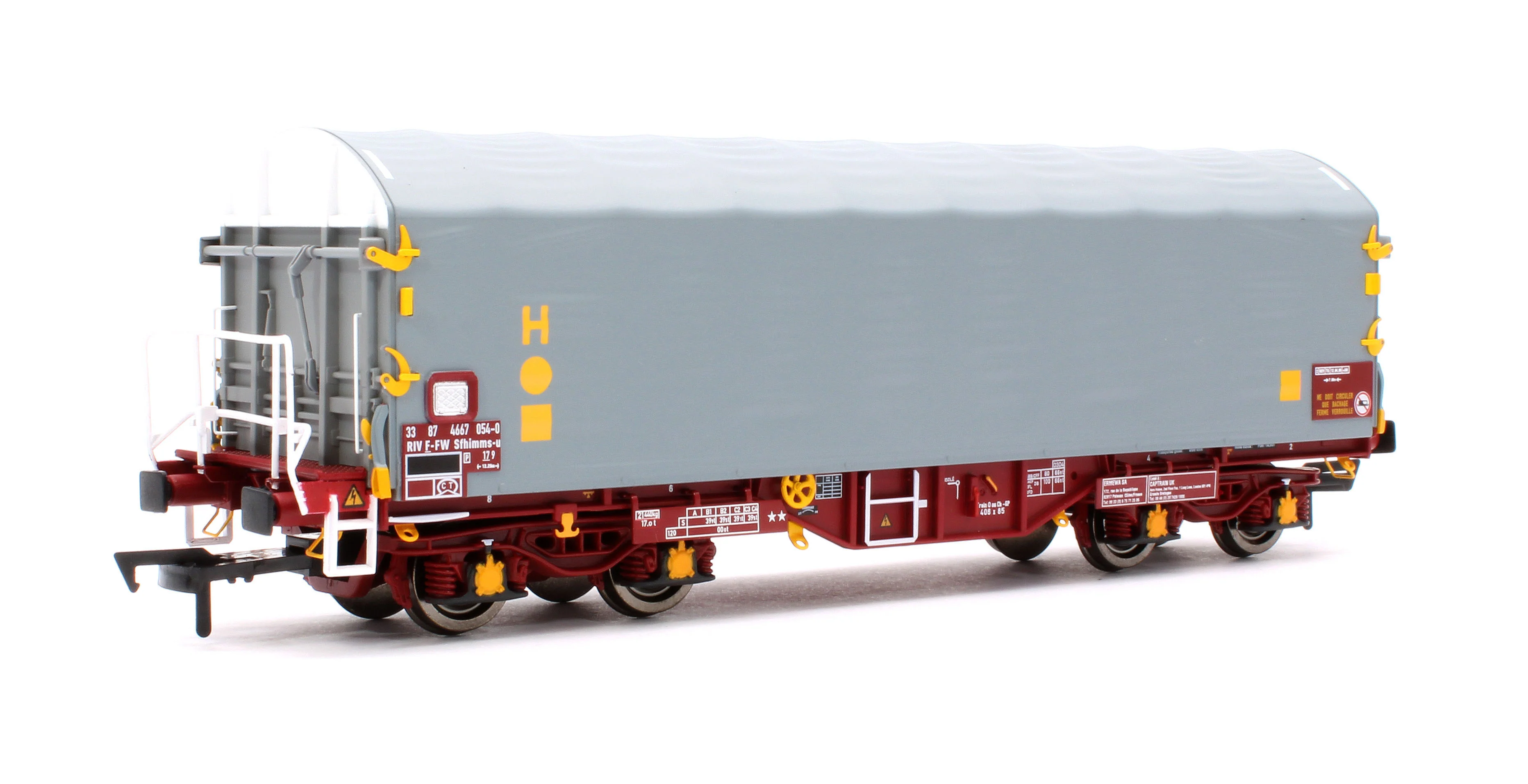 IHA Steel Carrier Wagon with H lettering and dot 33 87 4667 054-0
