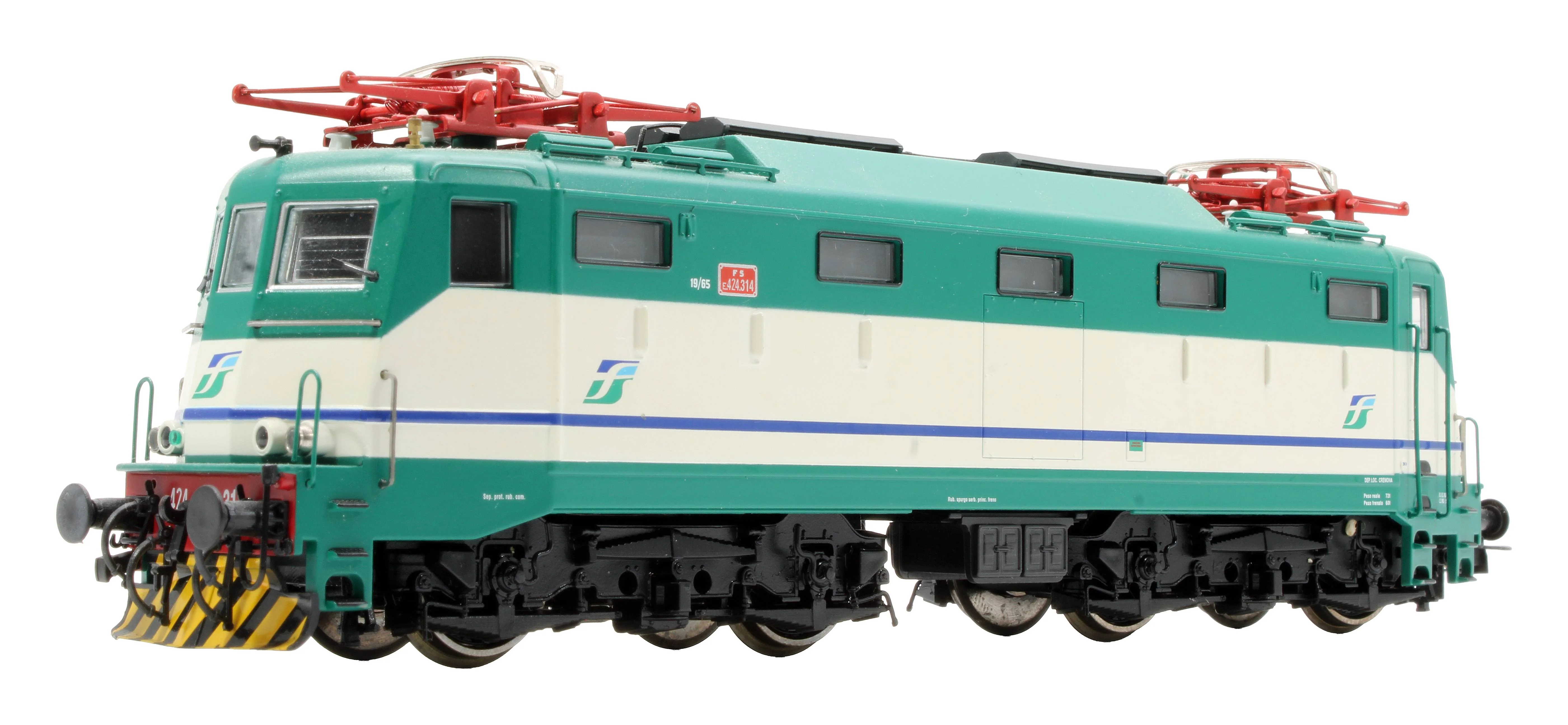 Pre Owned HR2002 Class E.424 Electric loco of the Italian railways in green & grey livery Epoch V - Image 2