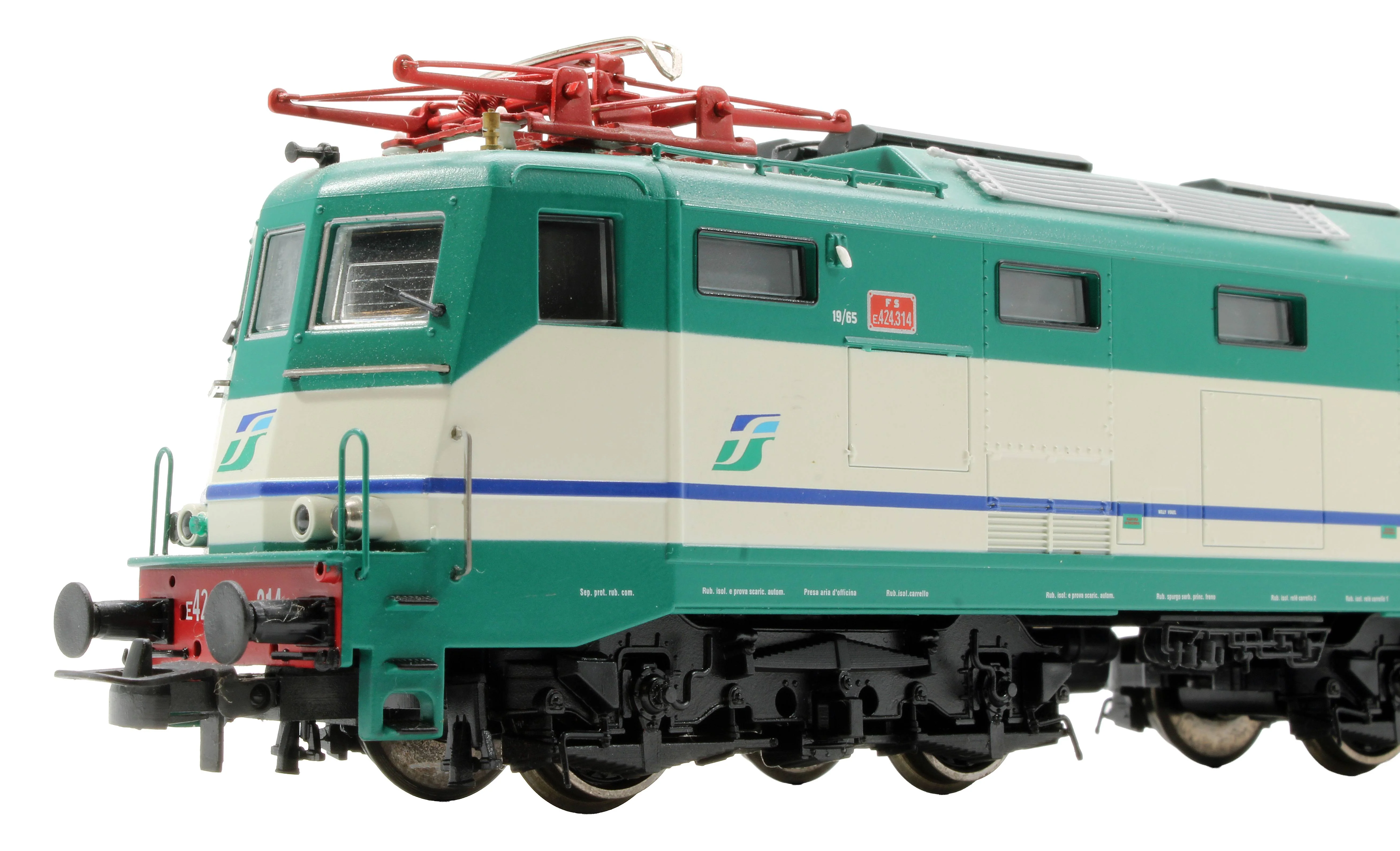 Pre Owned HR2002 Class E.424 Electric loco of the Italian railways in green & grey livery Epoch V - Image 3