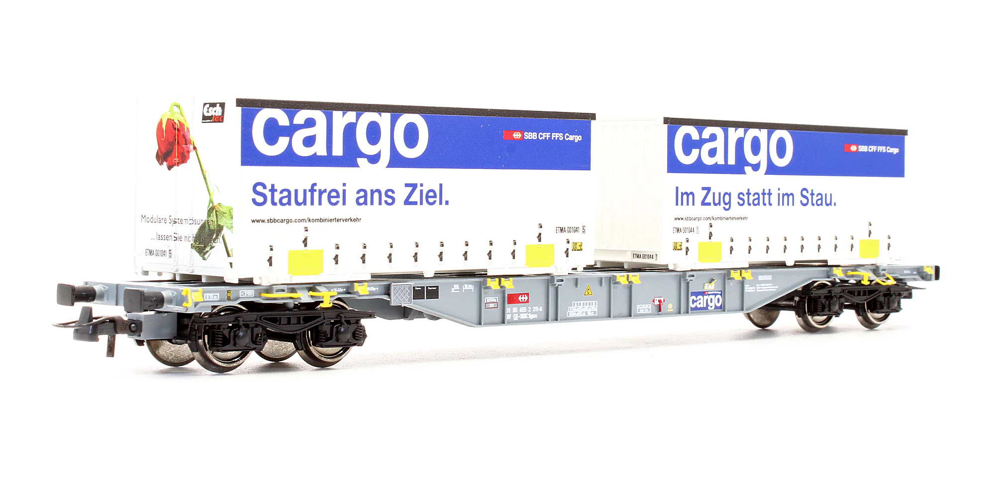 Pre-Owned 77341 Sgnns Cargo Bogie Wagon 31 85 455 2 311-6 - Image 2