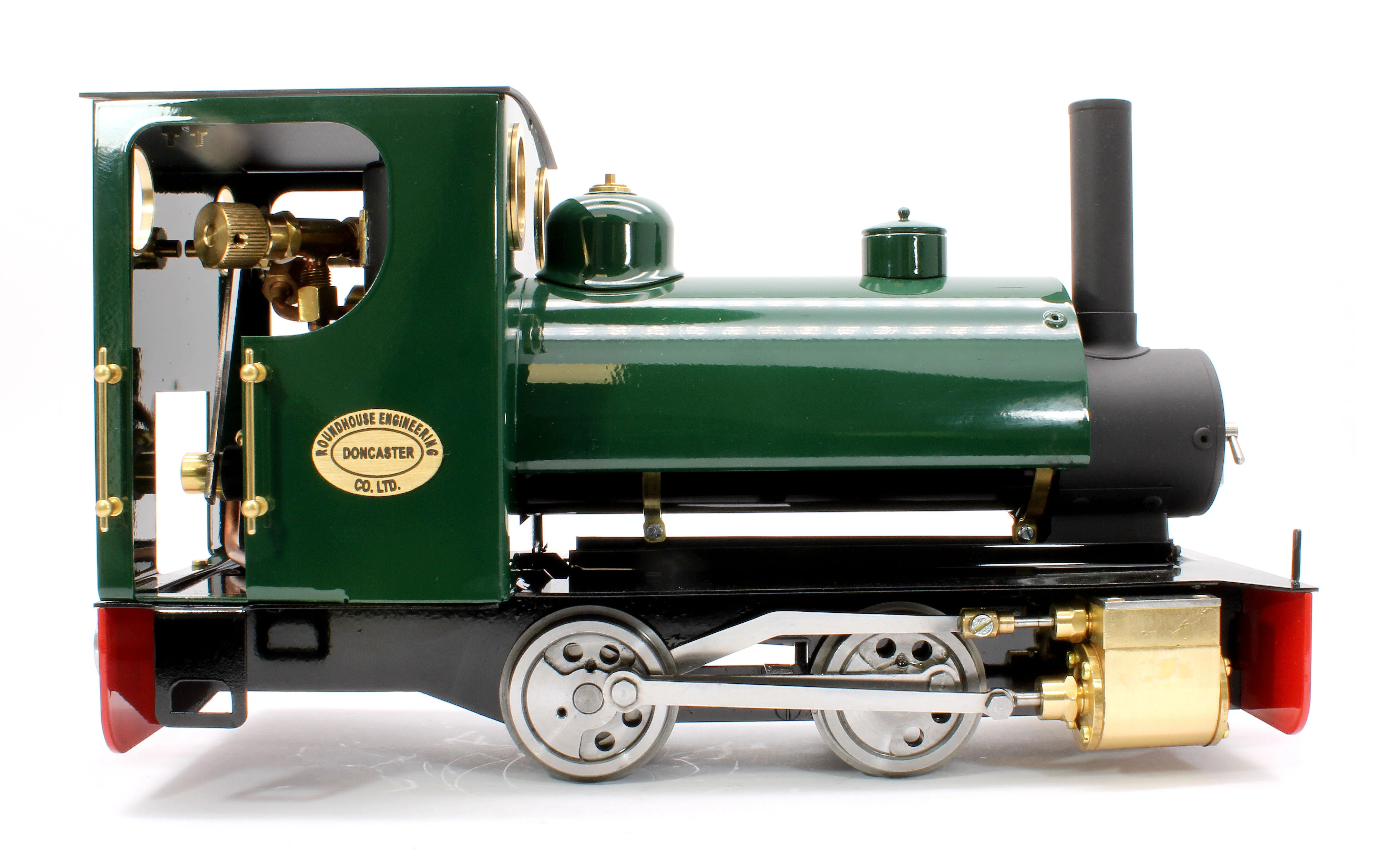 0-4-0 Saddle Tank 'Bertie' Deep Brunswick Green (Manual, Uninsulated Wheels) Steam Locomotive - Image 5