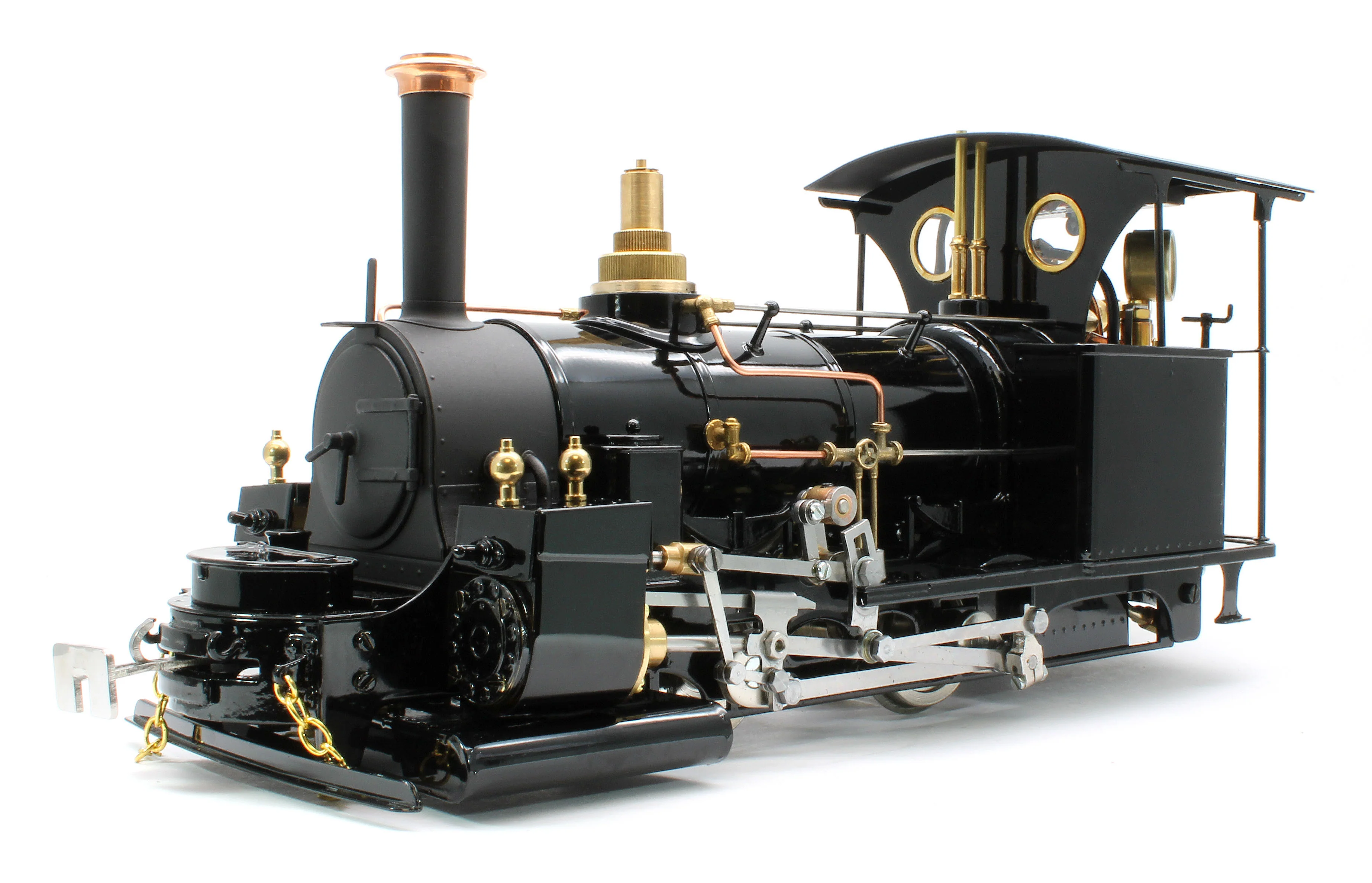 Class A 0-4-0 'Darjeeling' Black (Radio Control, Uninsulated Wheels) Steam Locomotive