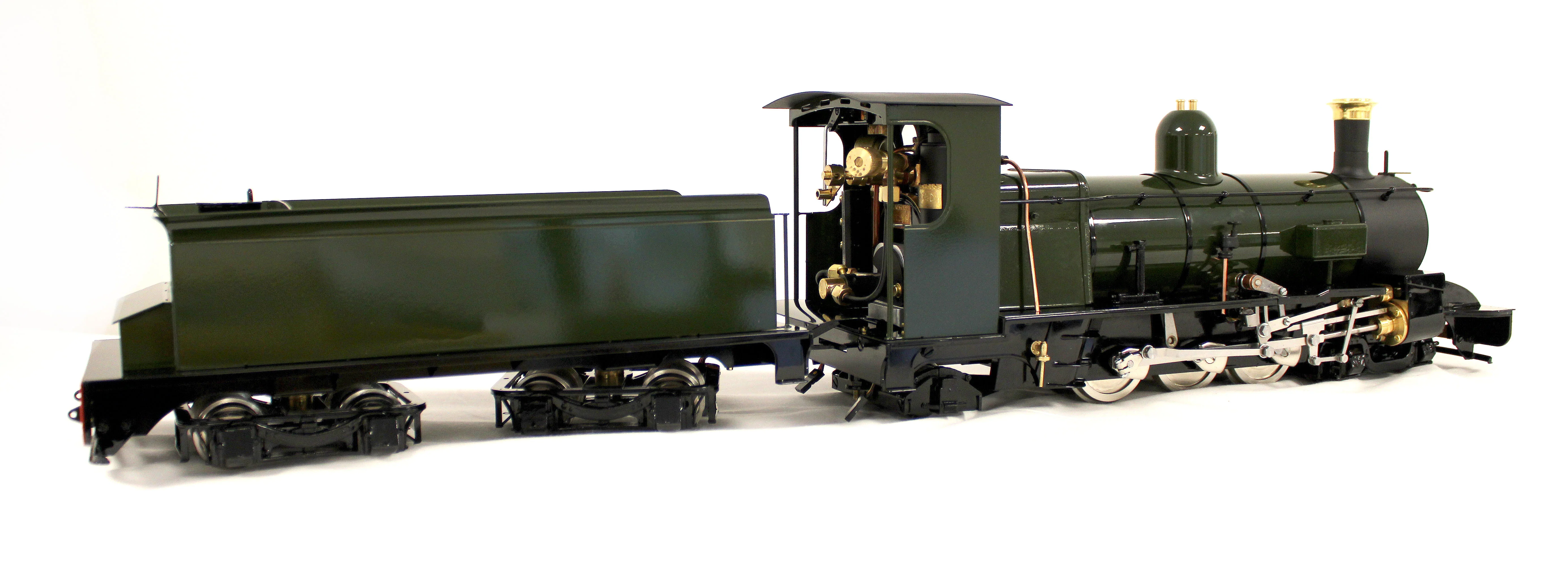 DCCRC-BRONZEGREEN-NI Class C 4-6-2 'Darjeeling' Deep Bronze Green (Radio Control, Uninsulated Wheels) Steam Locomotive - Image 6