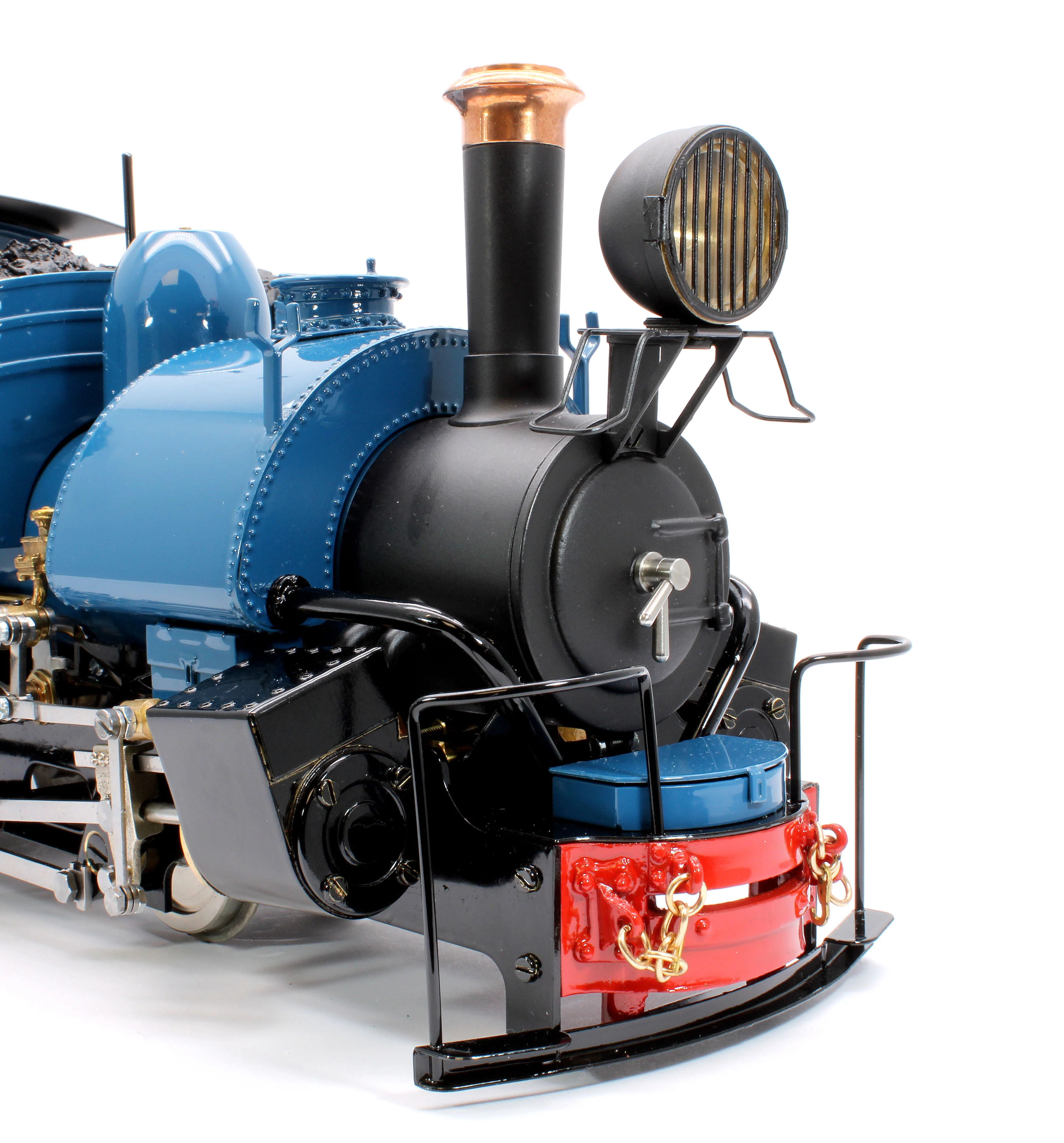 Class B 0-4-0 Saddle Tank Engine 'Darjeeling' Darjeeling Blue (Manual Control, Uninsulated Wheels) Steam Locomotive - Image 6