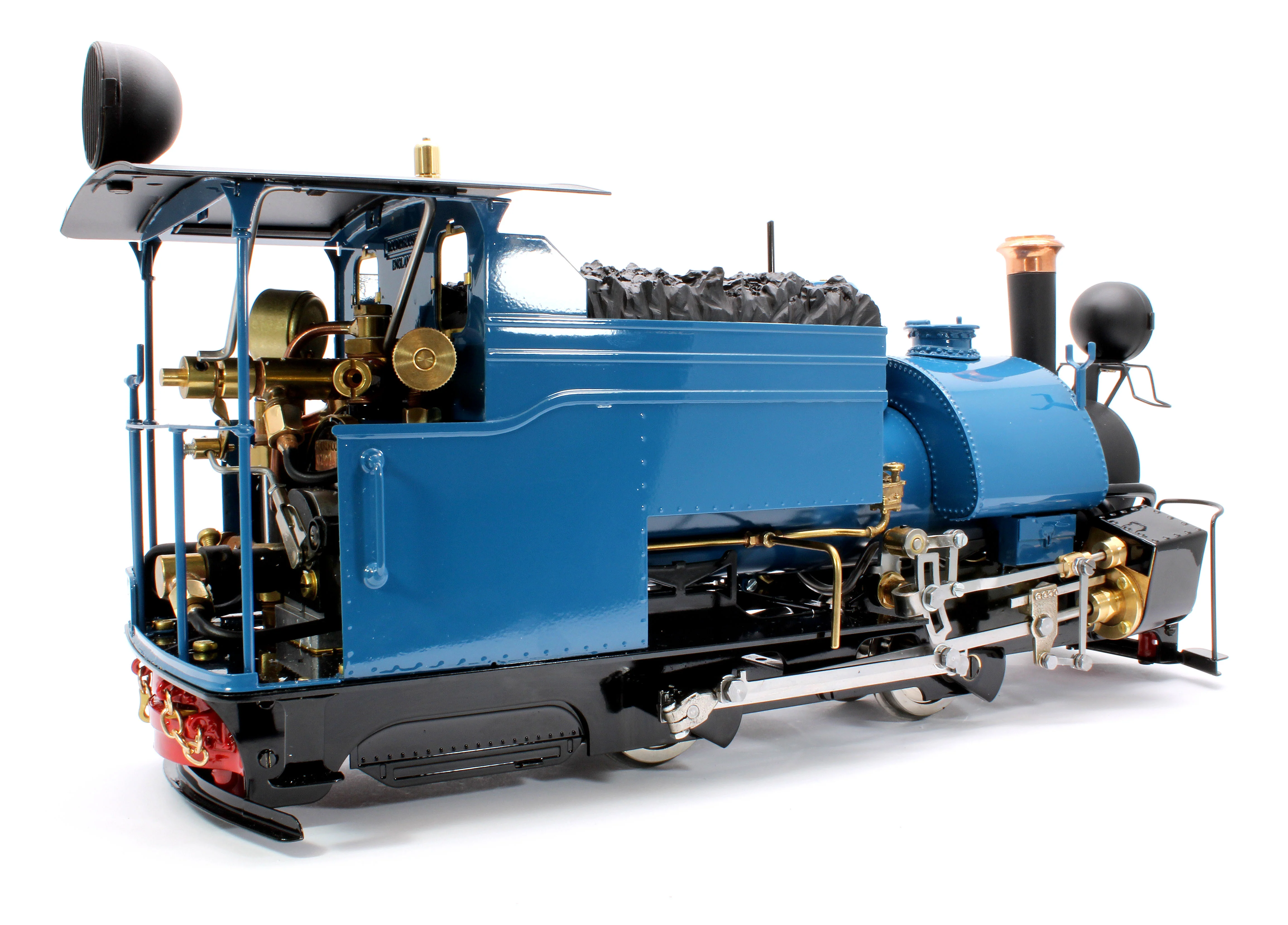 Class B 0-4-0 Saddle Tank Engine 'Darjeeling' Darjeeling Blue (Radio Control, Uninsulated Wheels) Steam Locomotive - Image 4