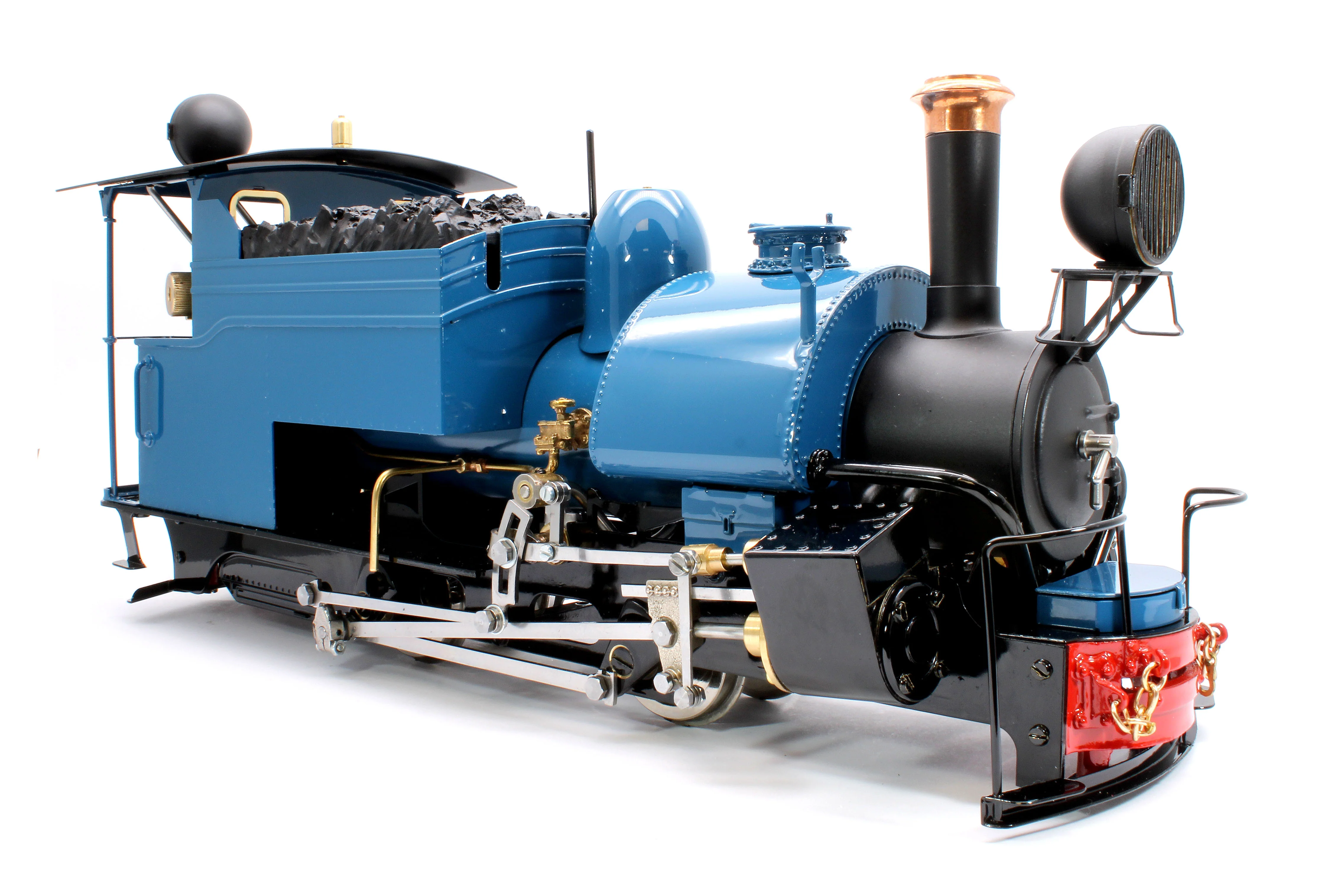 Class B 0-4-0 Saddle Tank Engine 'Darjeeling' Darjeeling Blue (Radio Control, Uninsulated Wheels) Steam Locomotive - Image 5