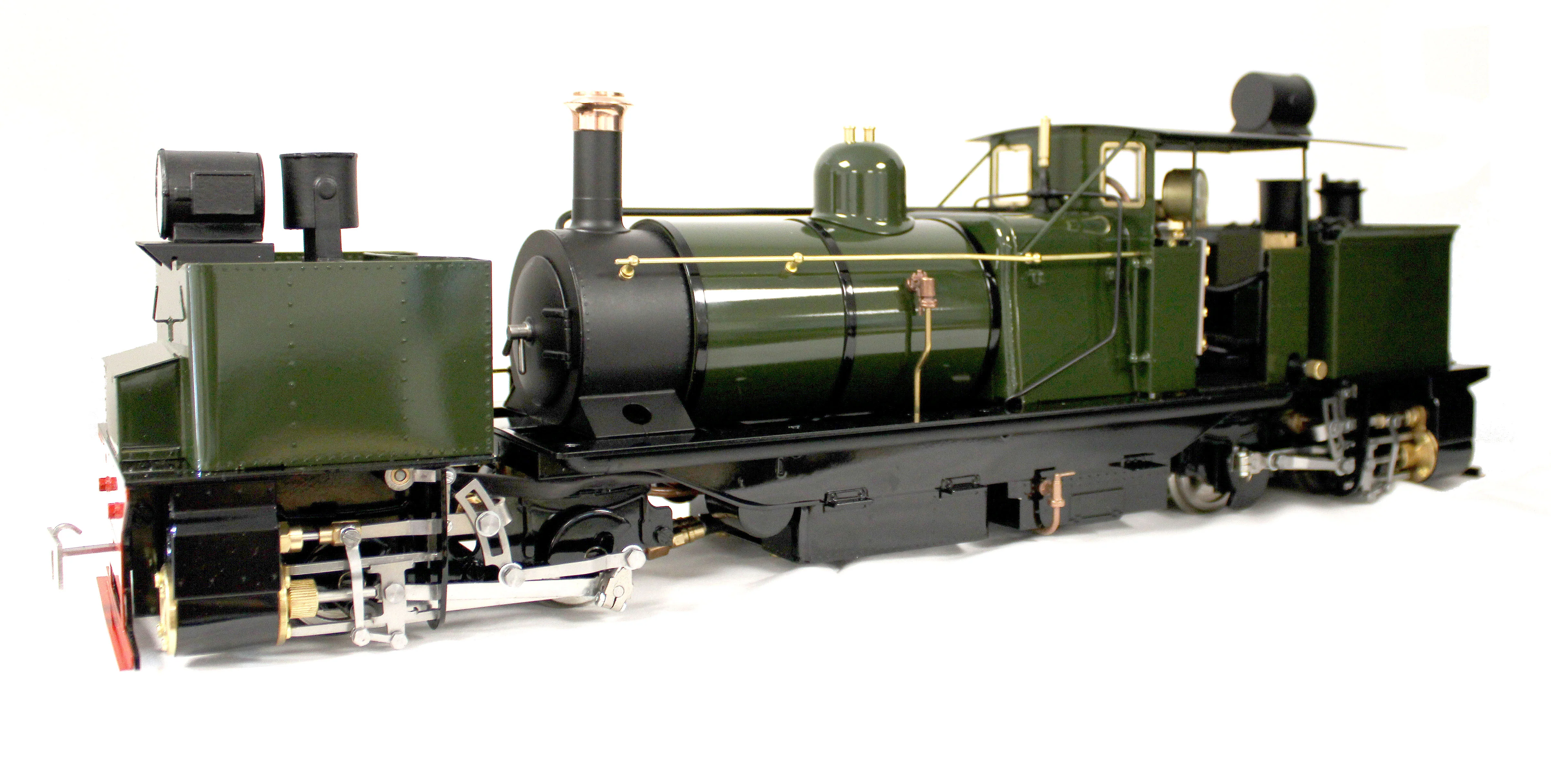 GARRC-BRONZEGREEN-I Class D 0-4-0 'Darjeeling Garratt' Deep Bronze Green (Radio Control, Insulated Wheels) Steam Locomotive