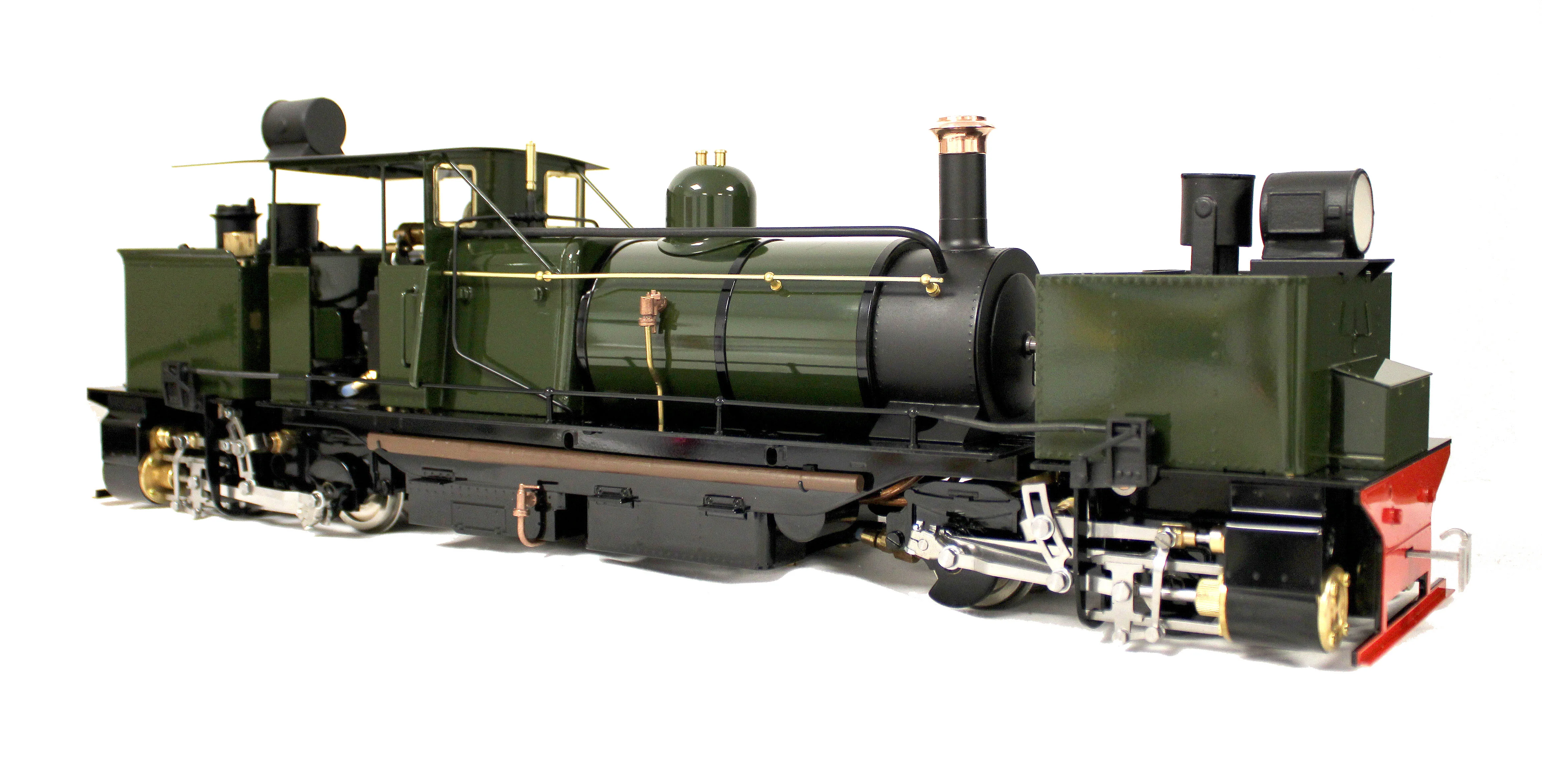 GARRC-BRONZEGREEN-I Class D 0-4-0 'Darjeeling Garratt' Deep Bronze Green (Radio Control, Insulated Wheels) Steam Locomotive - Image 8