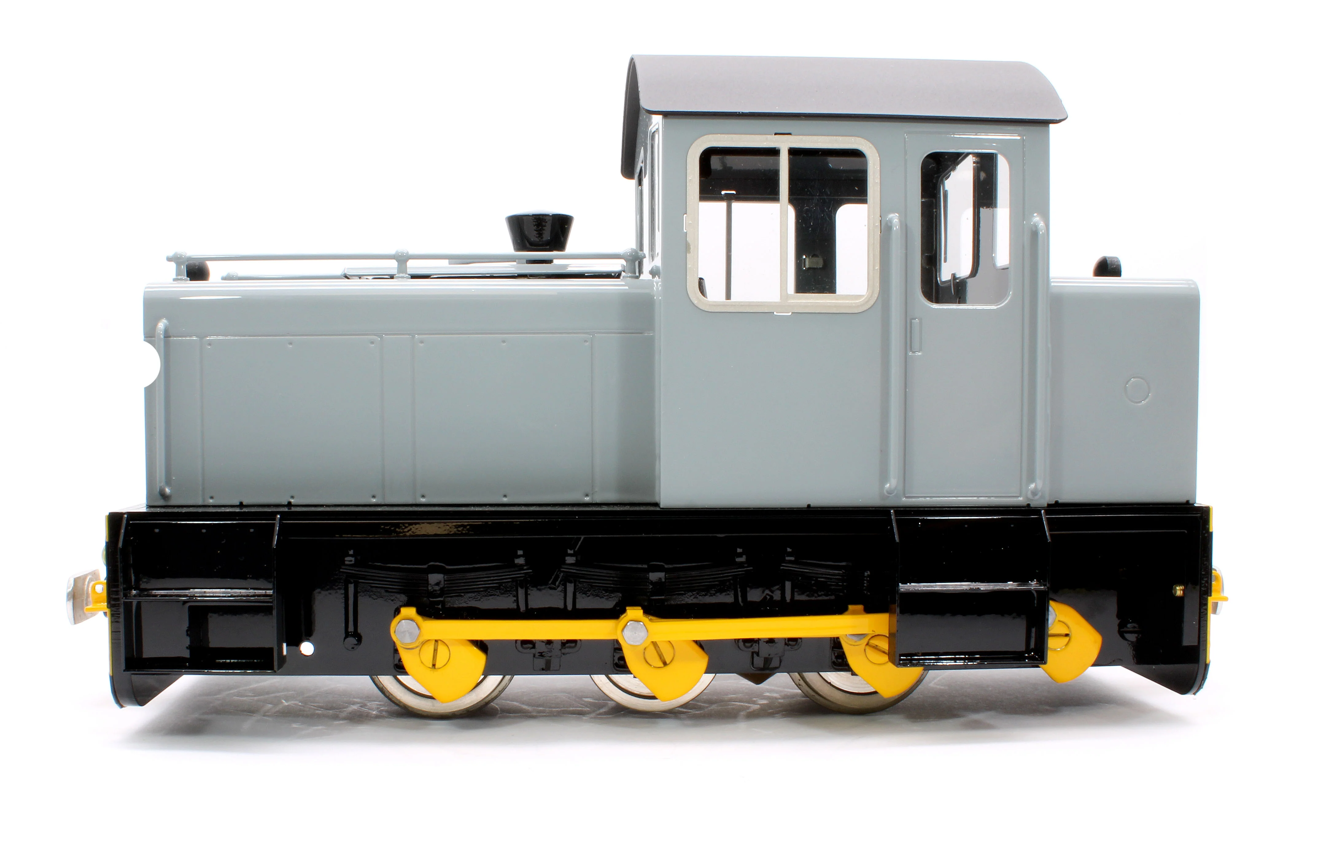 0-6-0 'Harlech Catle MK.1' WD Grey (Radio Control, Insulated Wheels) Diesel Locomotive - Image 2