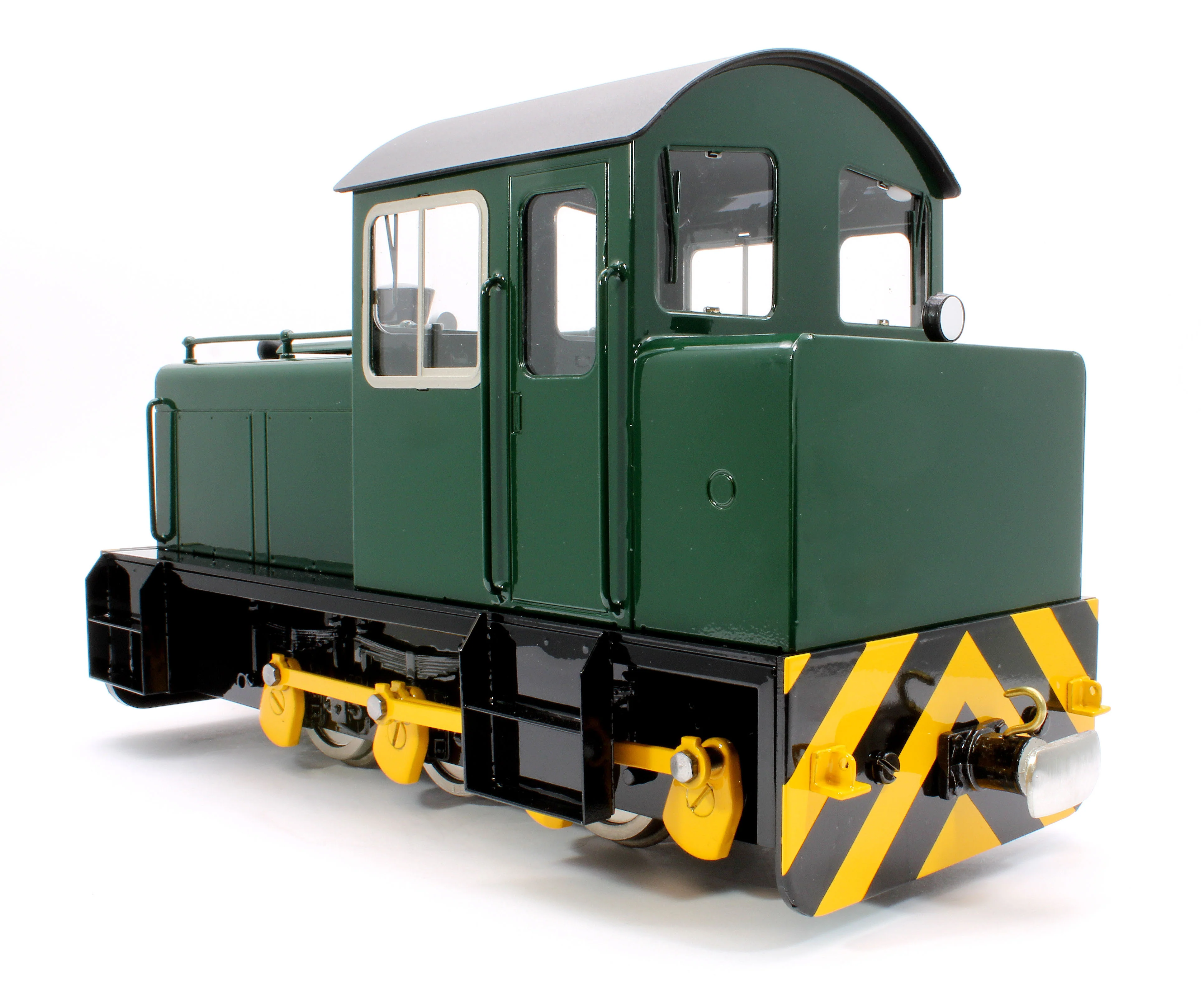HCWS-BRUNGREEN-I 0-6-0 'Harlech Castle MK.1' Deep Brunswick Green (Radio Control, Insulated Wheels) Diesel Locomotive - With Sound - Image 2