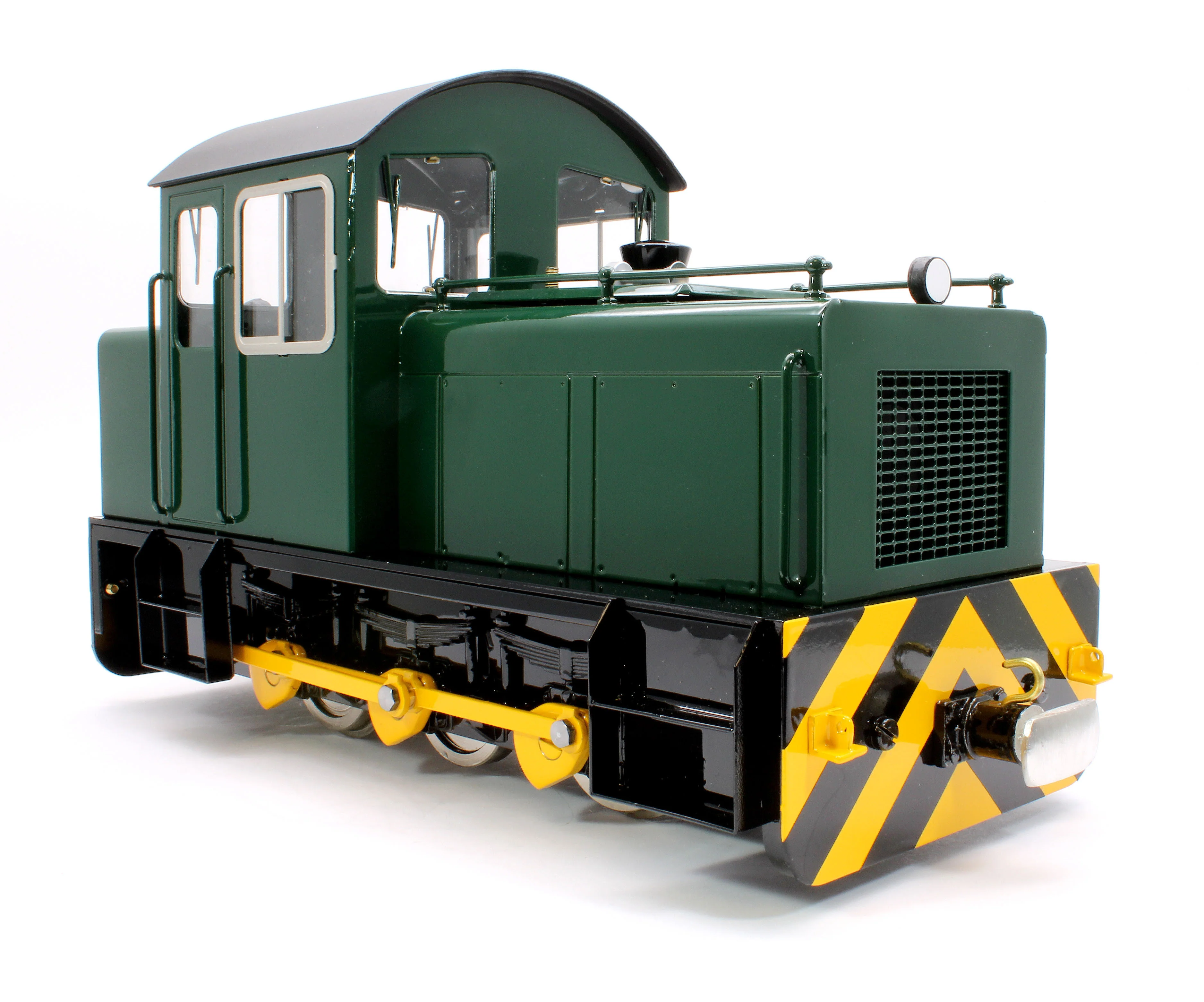 HCWS-BRUNGREEN-I 0-6-0 'Harlech Castle MK.1' Deep Brunswick Green (Radio Control, Insulated Wheels) Diesel Locomotive - With Sound - Image 4