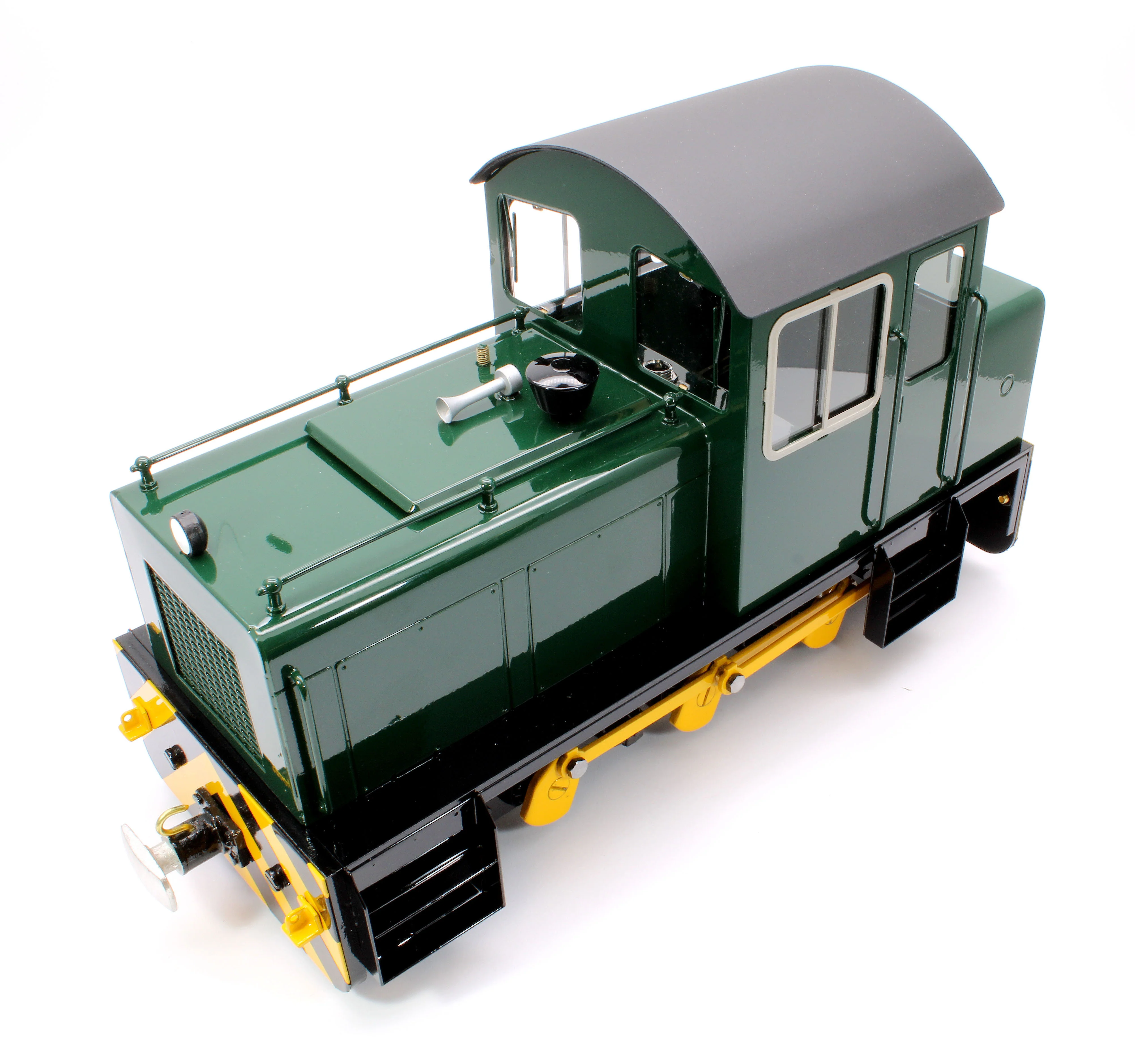 HCWS-BRUNGREEN-I 0-6-0 'Harlech Castle MK.1' Deep Brunswick Green (Radio Control, Insulated Wheels) Diesel Locomotive - With Sound - Image 6