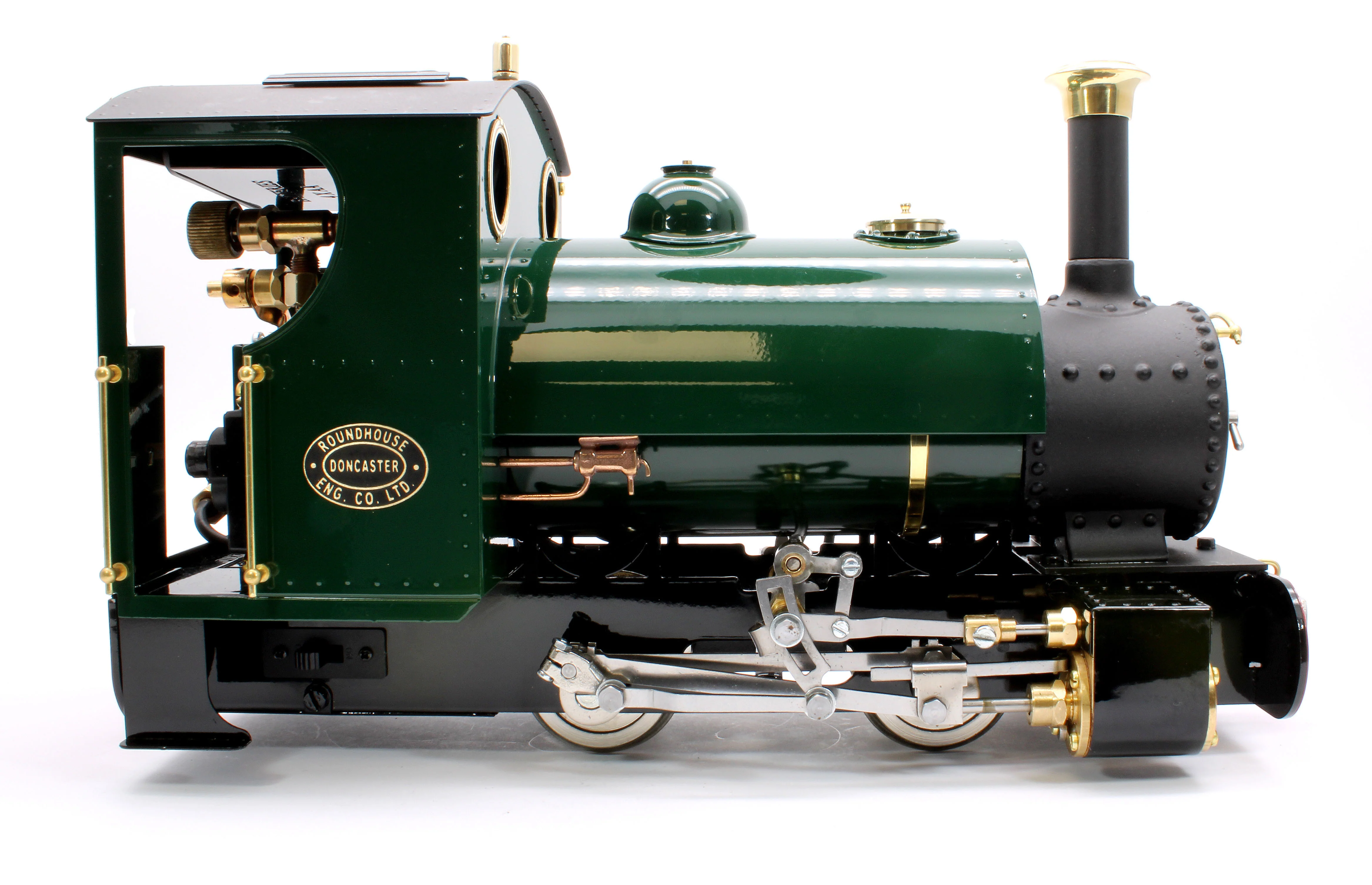 KRC-BRUNGREEN-NI 0-4-0 Saddle Tank 'Katie' Deep Brunswick Green (Radio Control, Uninsulated Wheels) Steam Locomotive - Image 6