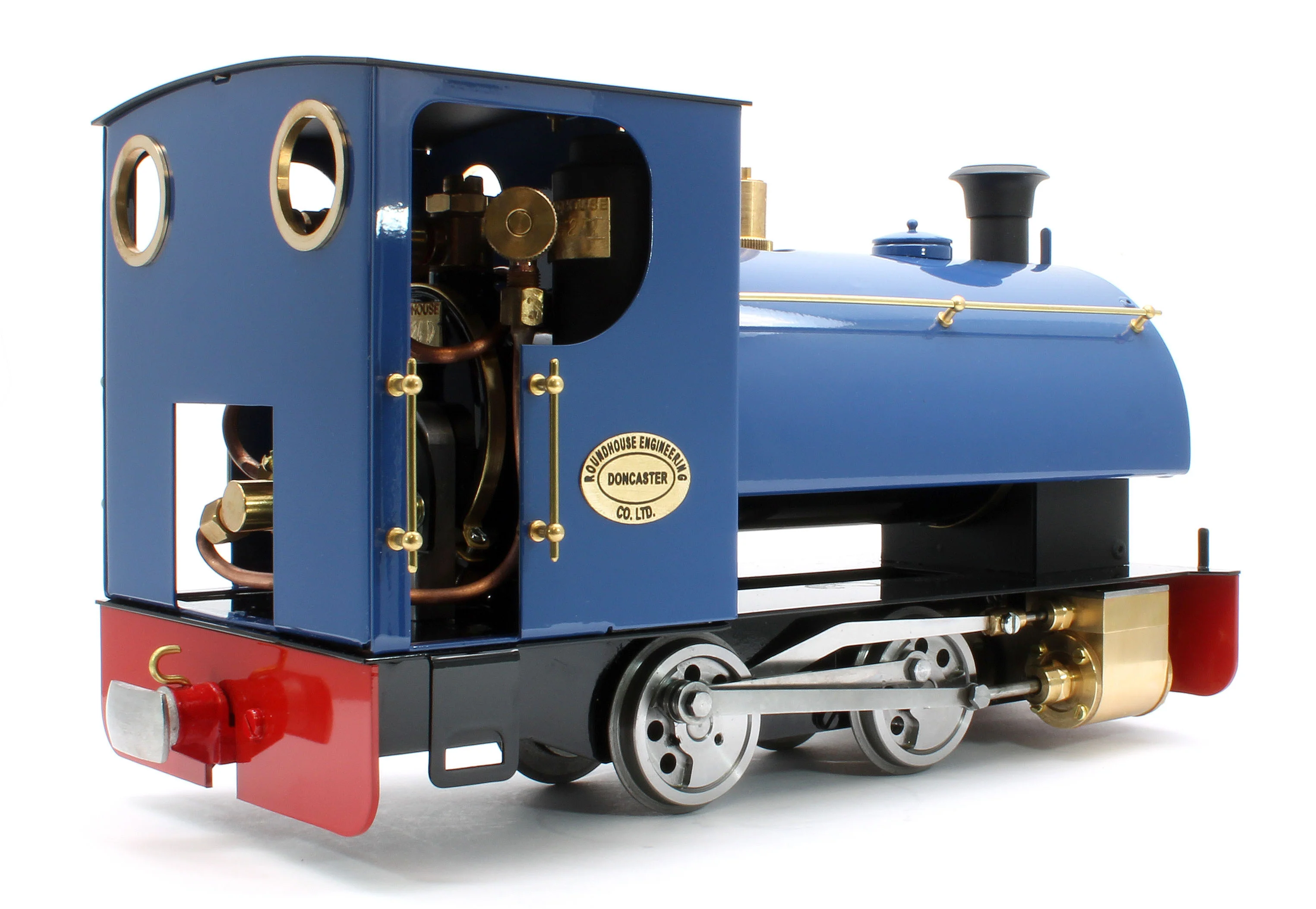PEGGIERC-RAILS-45 0-4-0 Saddle Tank 'Peggie' Rails Blue (Radio Control) Steam Locomotive - Image 5