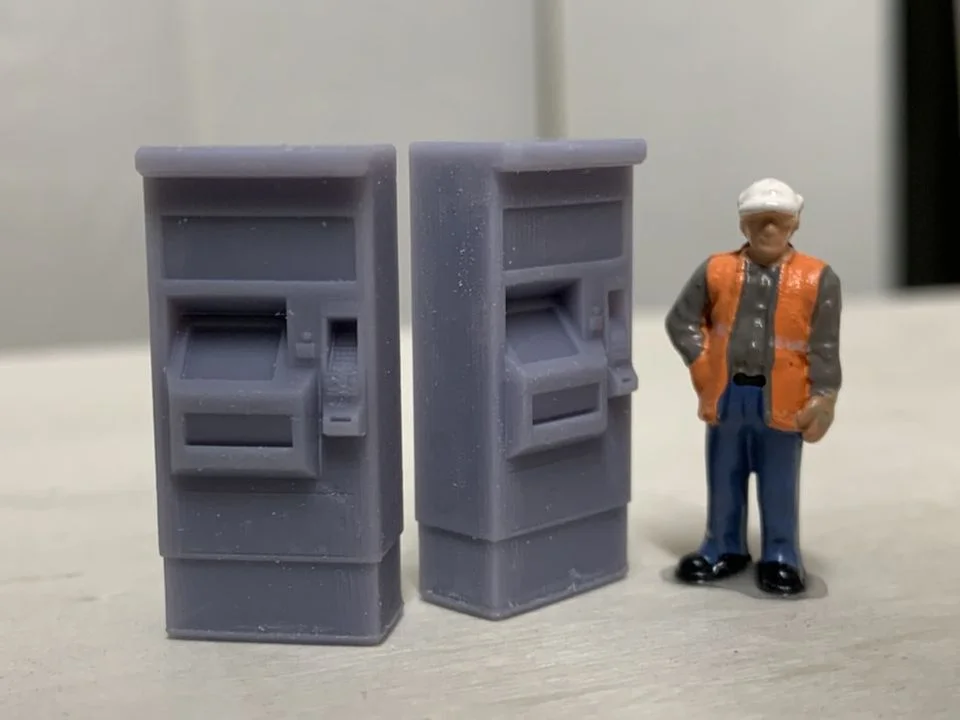 OO Gauge Ticket Machines (Pack of 3) - Unpainted - Image 2
